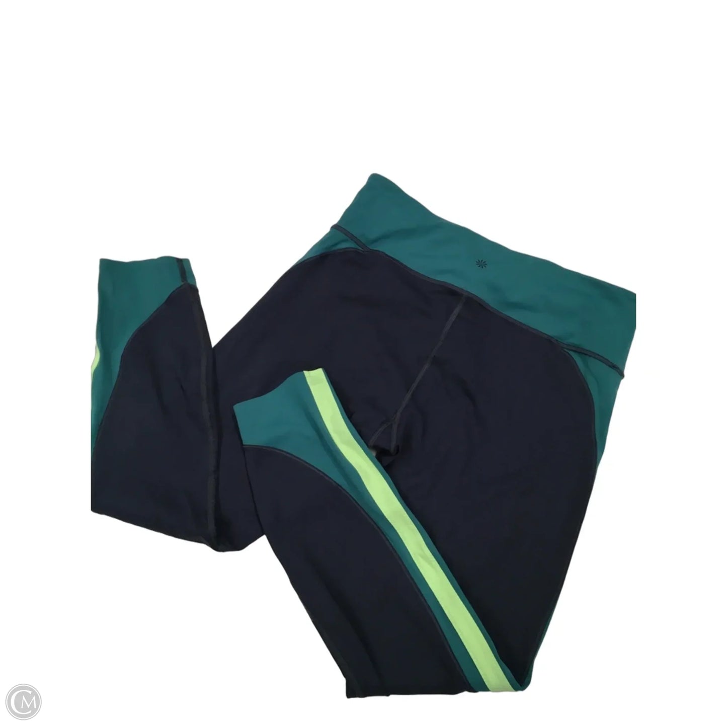 Athletic Leggings By Athleta In Blue, Size: L