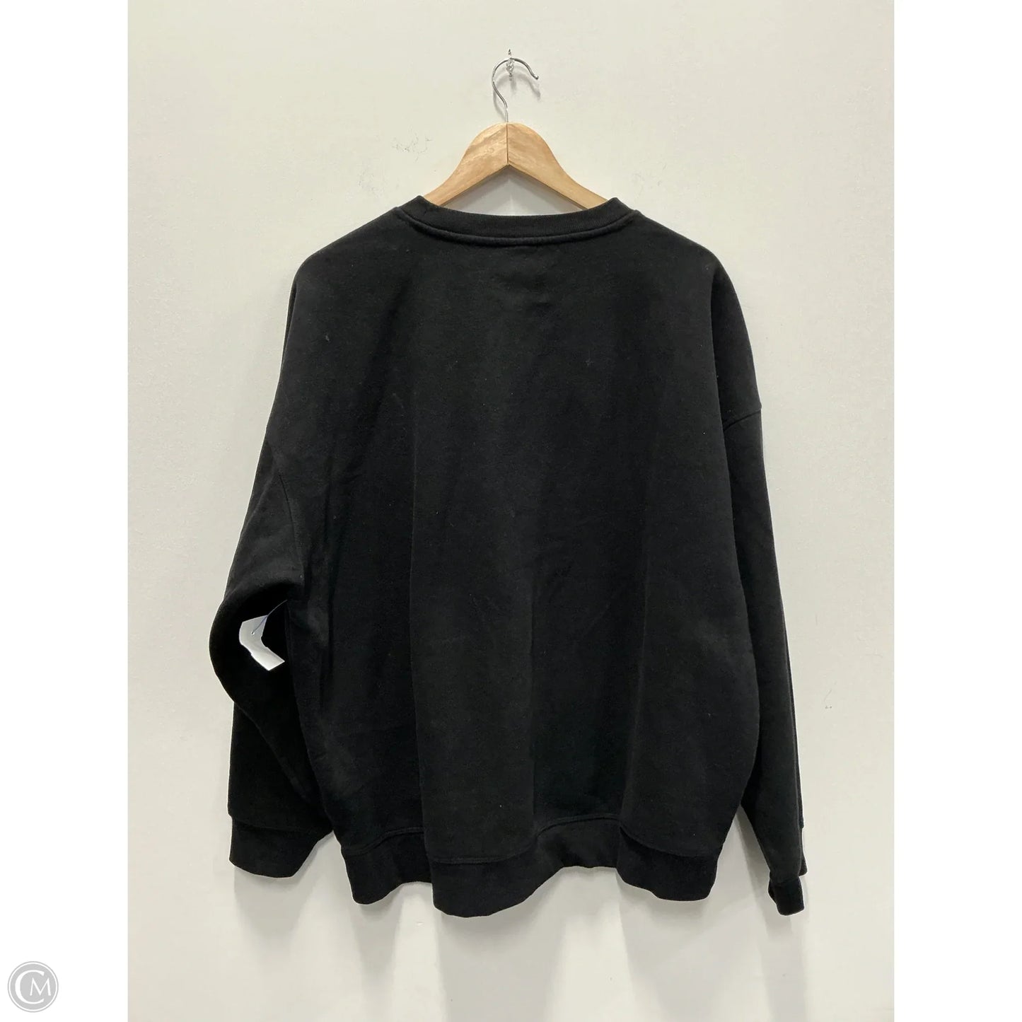 Sweatshirt Crewneck By Dkny In Black, Size: Xl