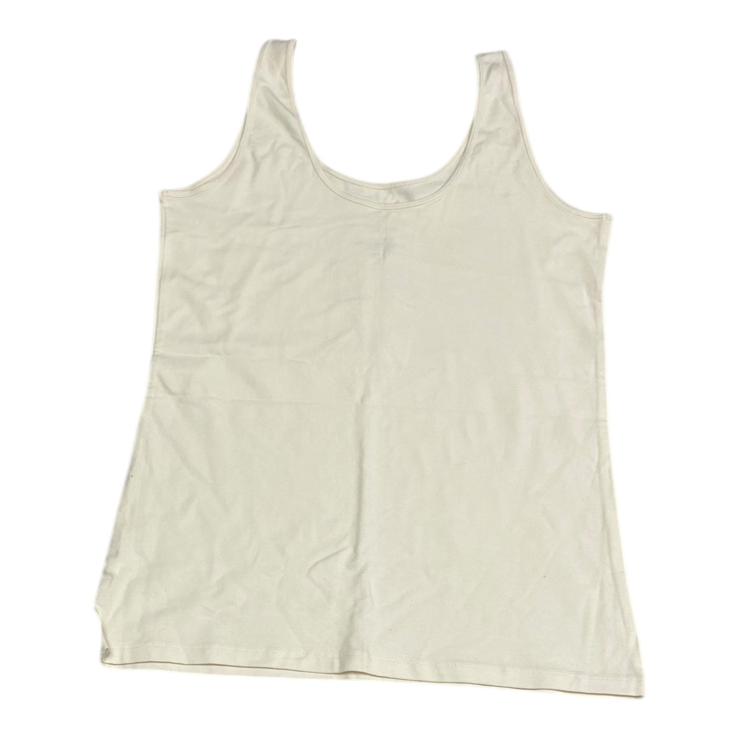 Top Sleeveless By Maurices In Cream, Size:Xl