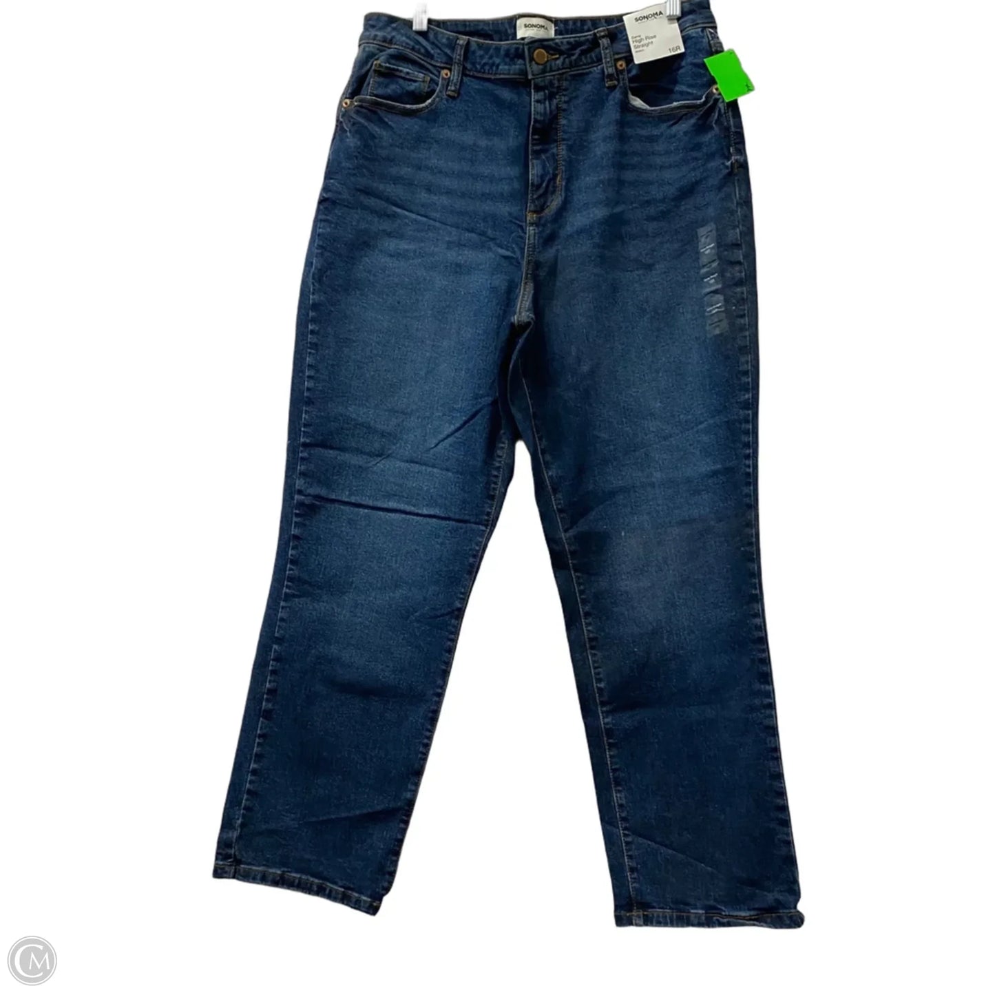 Jeans Straight By Sonoma In Blue, Size: 16