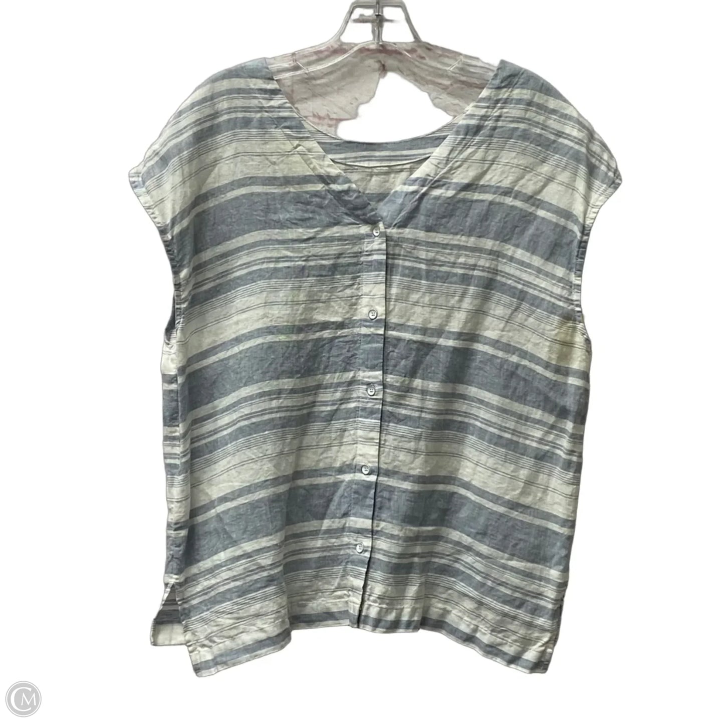 Top Short Sleeve By Cynthia Rowley In Blue, Size: L