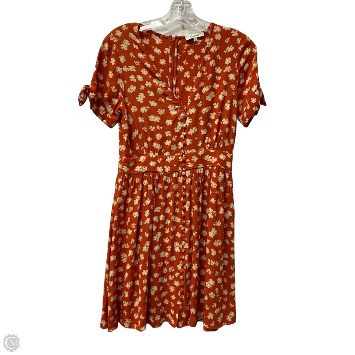 Dress Casual Short By Madewell In Orange, Size: Xs