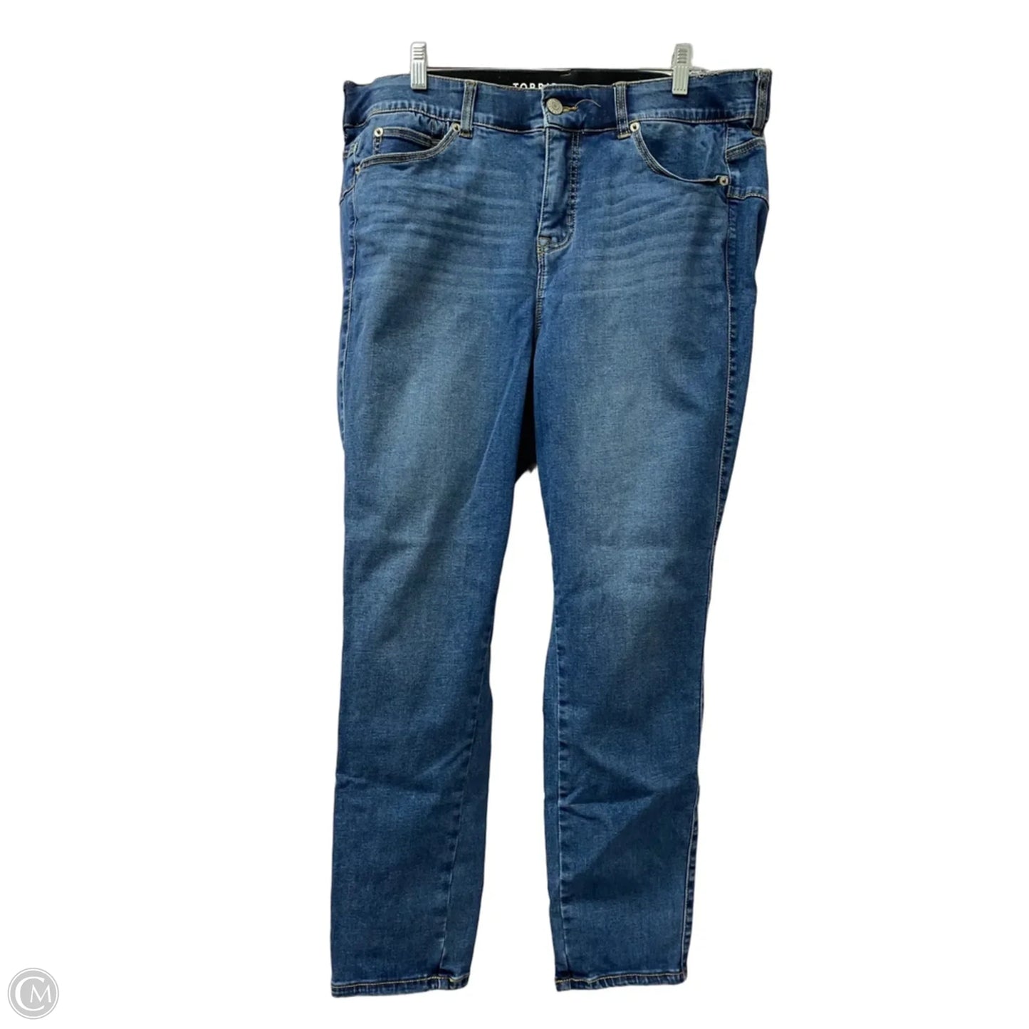 Jeans Skinny By Torrid In Blue, Size: 16