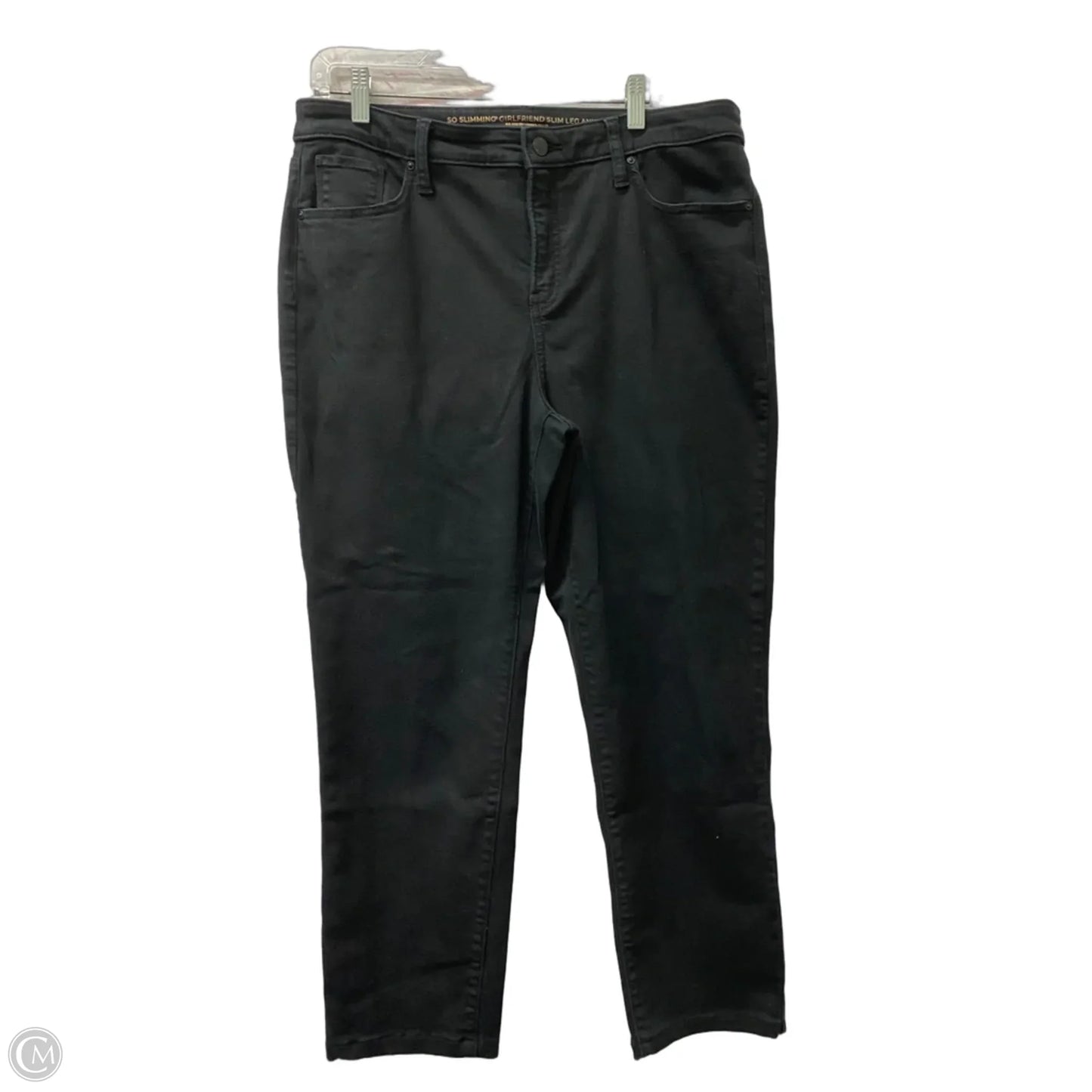 Jeans Straight By Chicos In Black, Size: 12