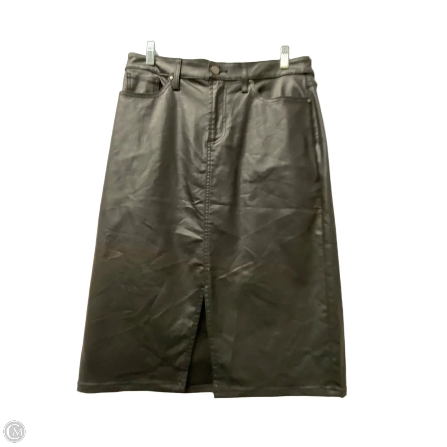 Skirt Midi By Chicos In Black, Size: 8