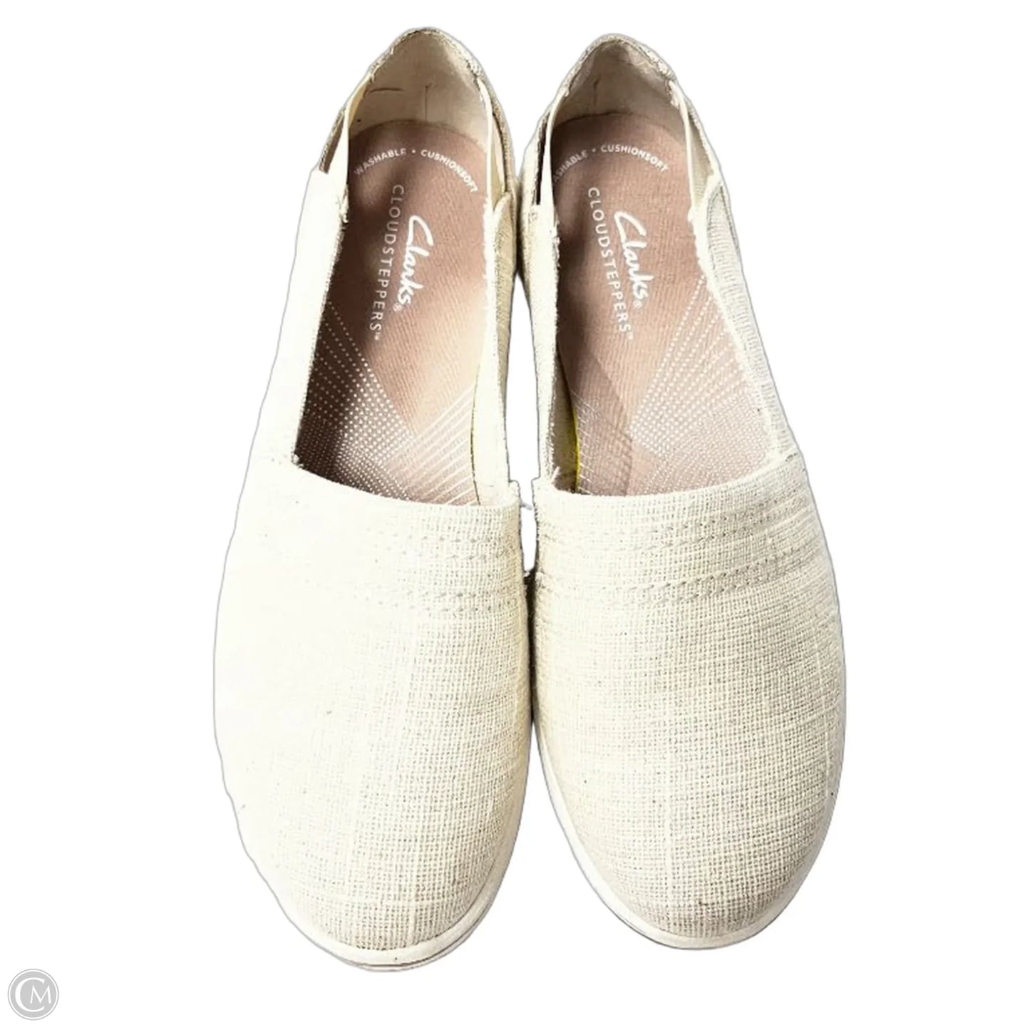 Shoes Flats By Clarks In Tan, Size: 7.5