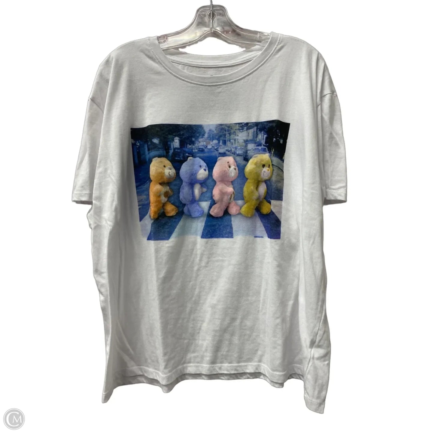 Top Short Sleeve By Care Bears In White, Size: 2x