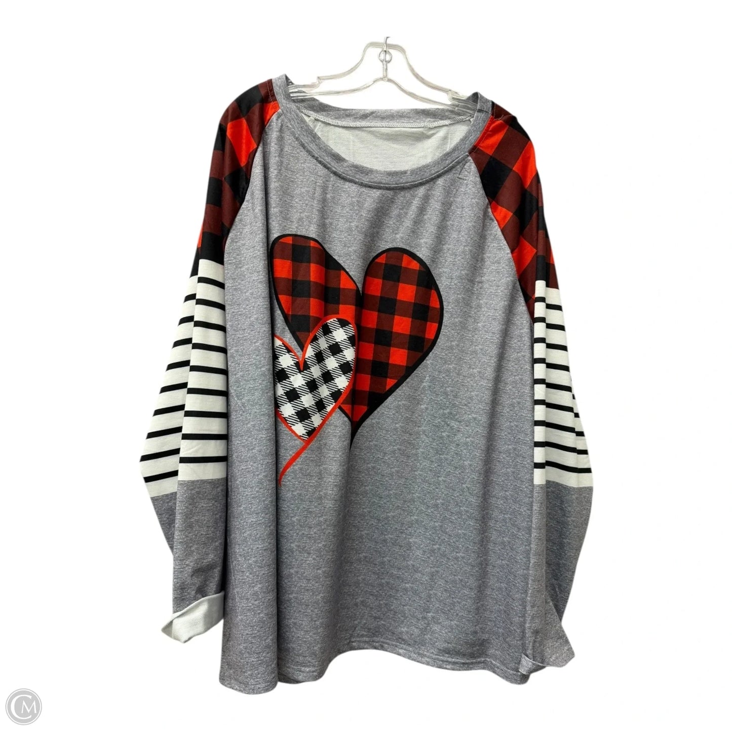 Top Long Sleeve In Grey, Size: 5