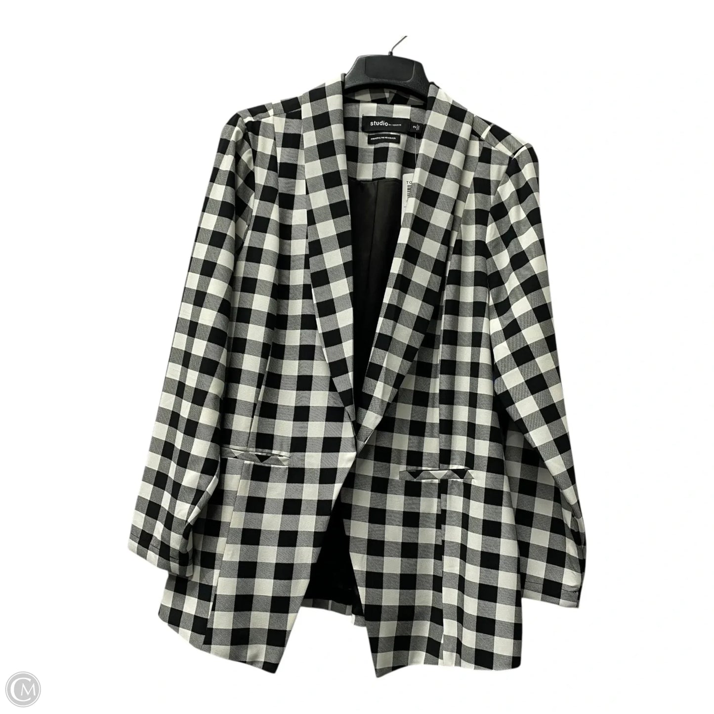 Blazer By Torrid In Black & White, Size: 2x