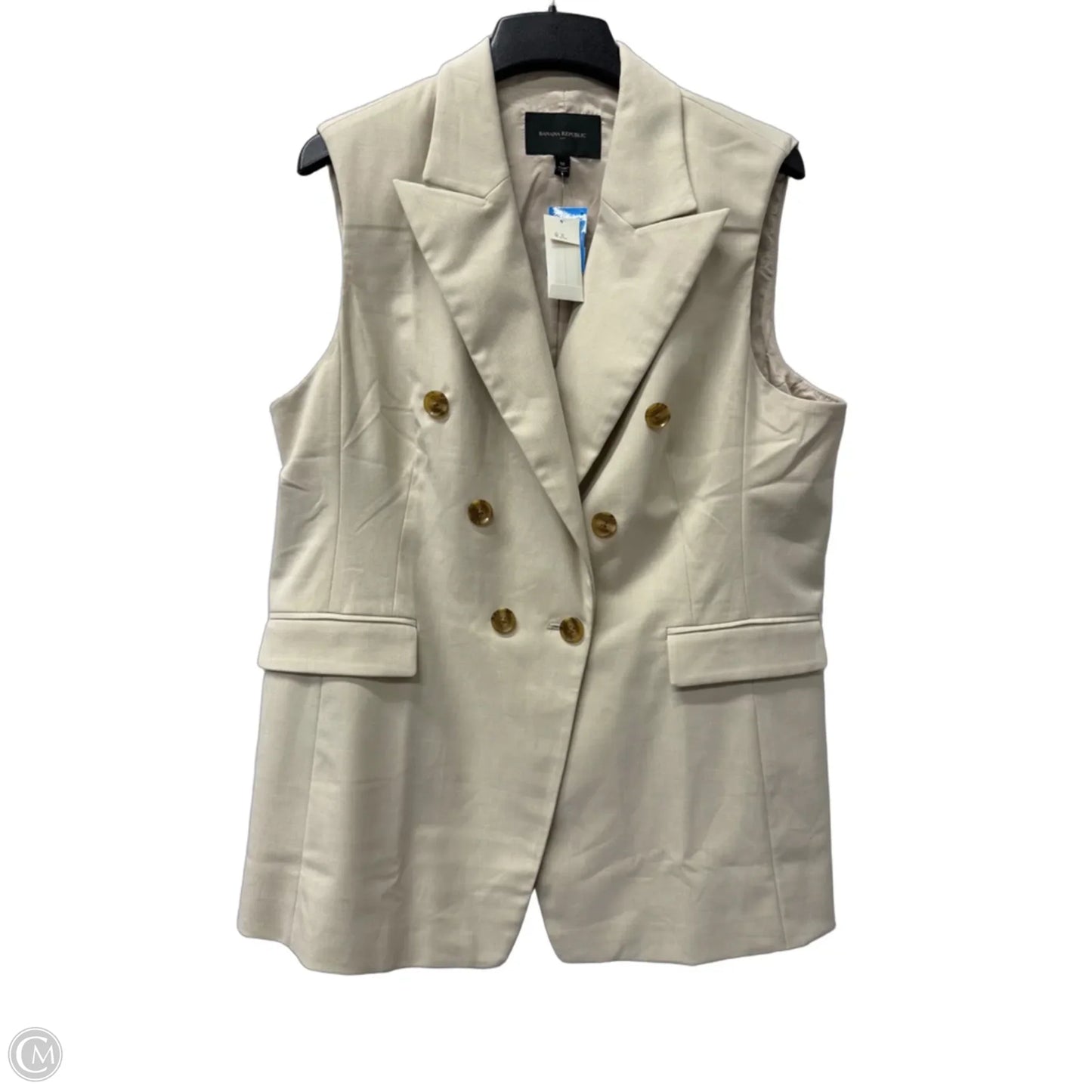 Blazer By Banana Republic In Cream, Size: 1x