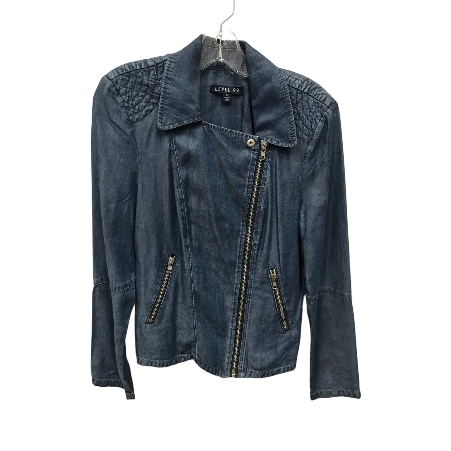 Jacket Denim By Level 99 Size: M