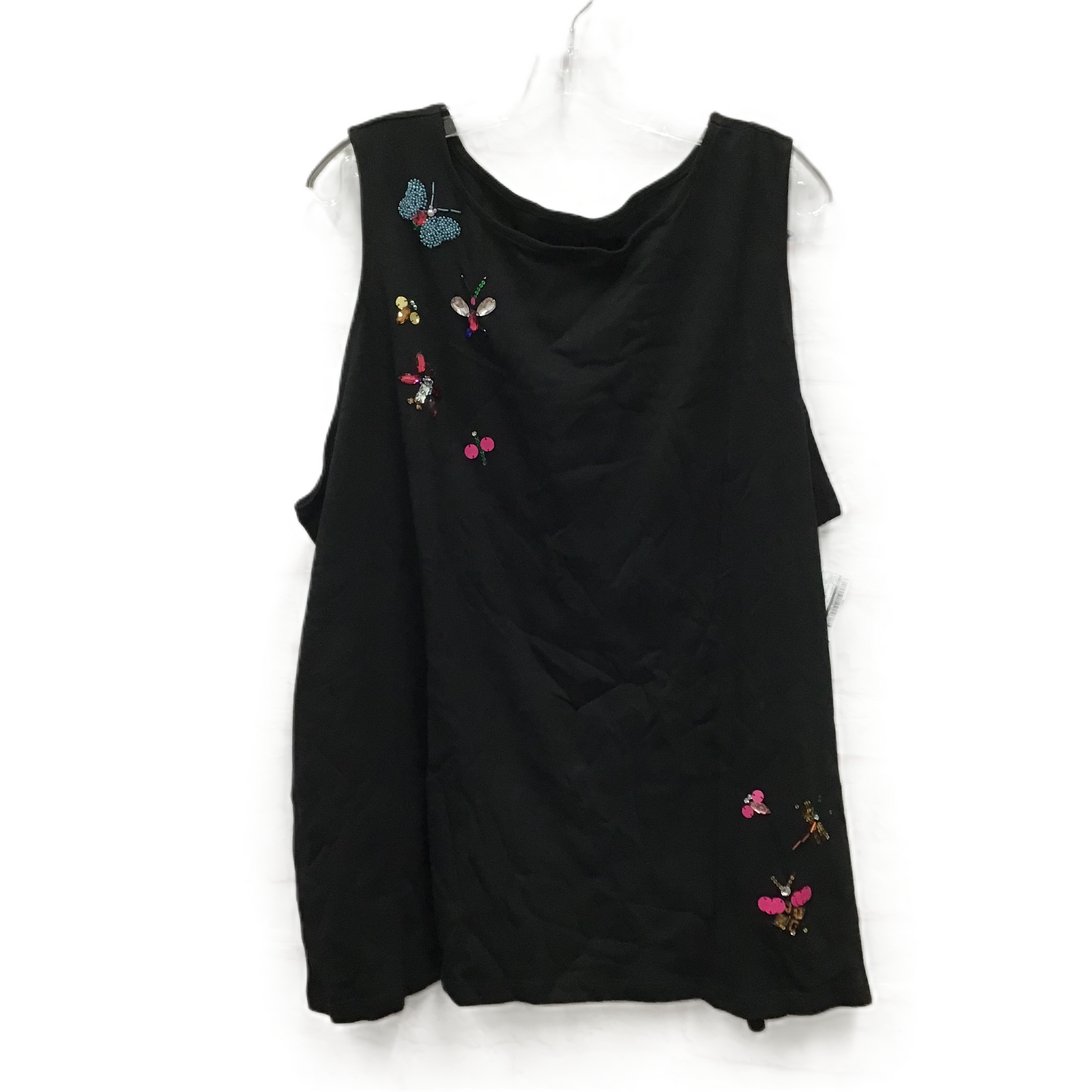 Top Sleeveless lemon way Size: 3x