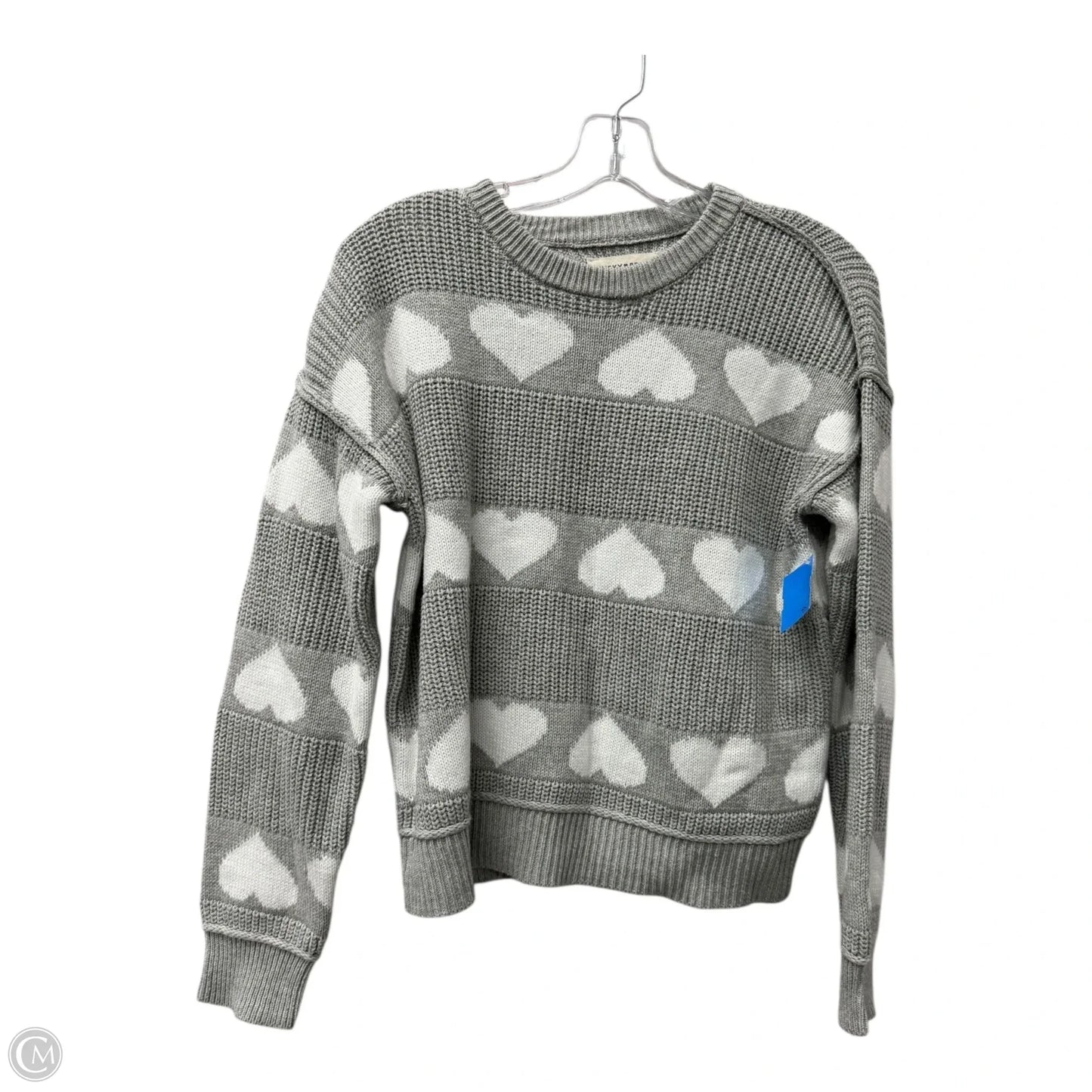Sweater By Lucky Brand In Grey, Size: S