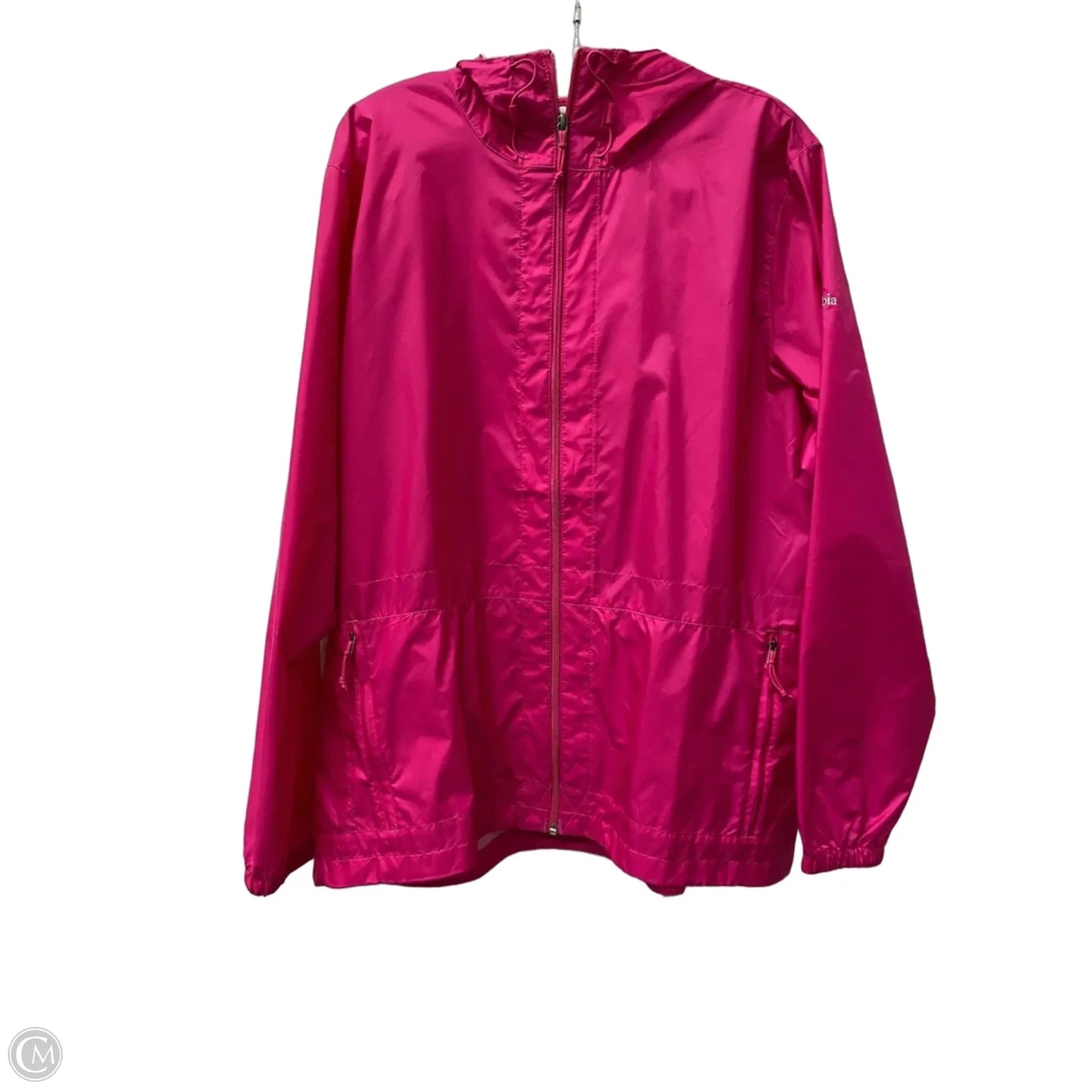 Coat Raincoat By Columbia In Pink, Size: 1x