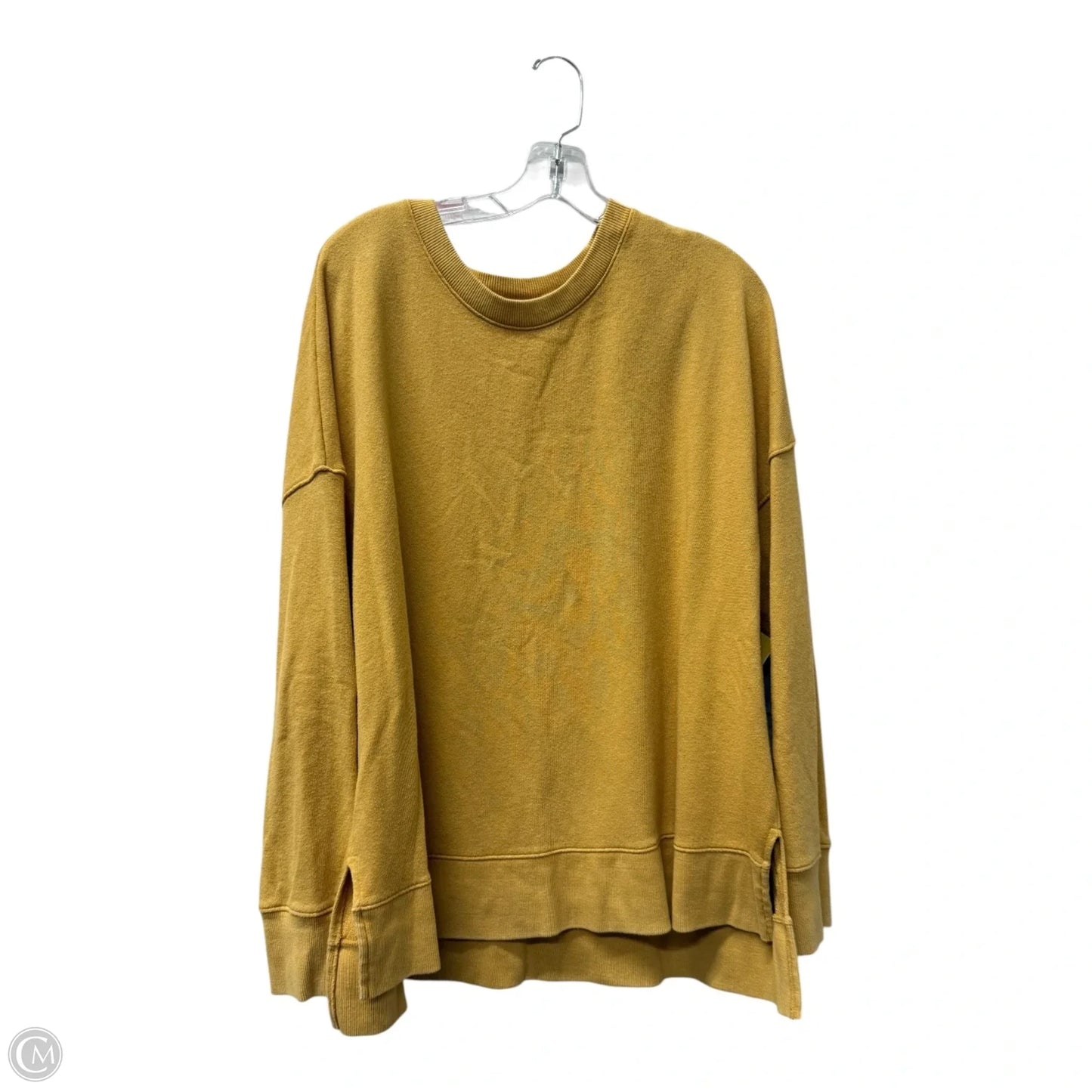 Top Long Sleeve By Time And Tru In Yellow, Size: 2x
