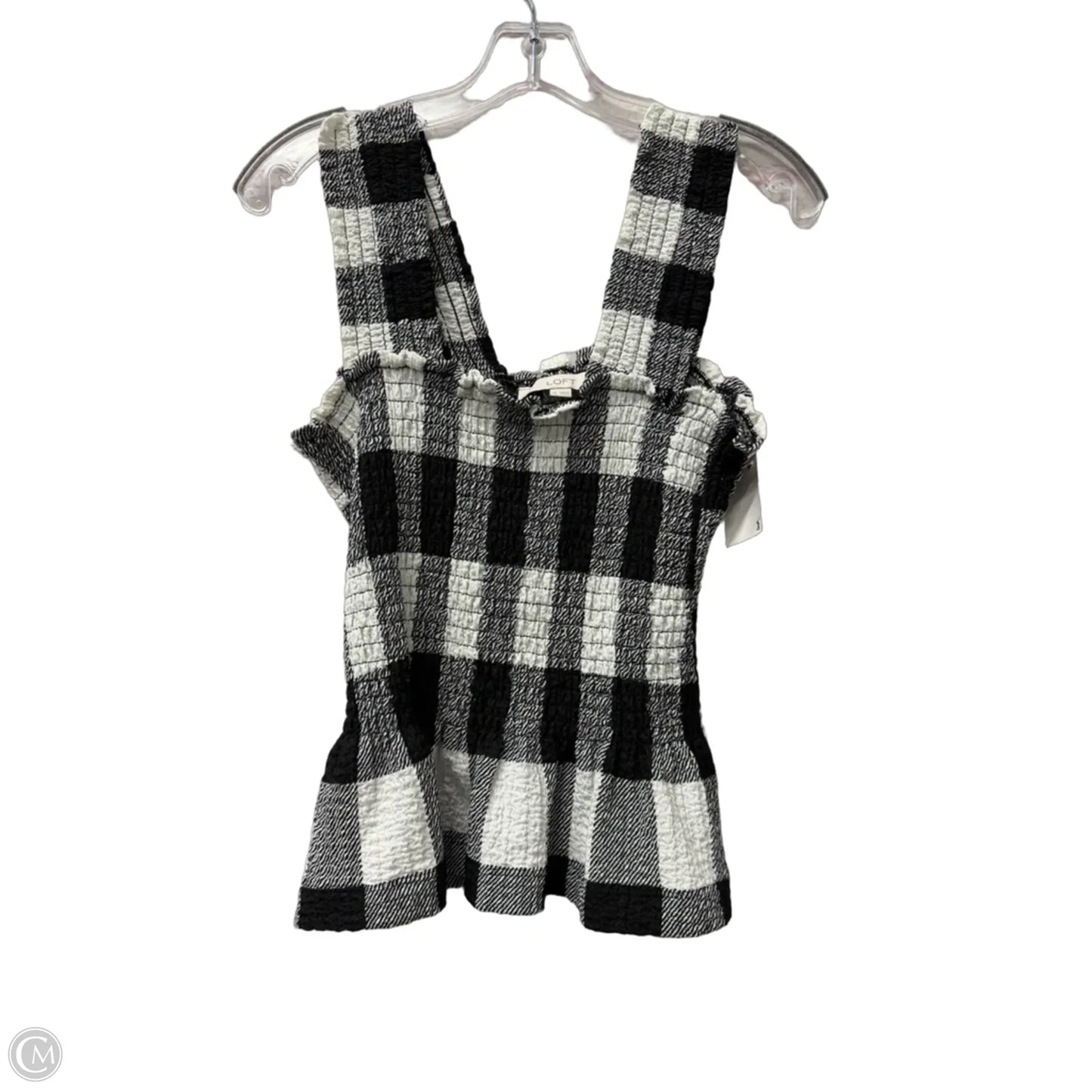Top Sleeveless By Loft In Black, Size: Xs