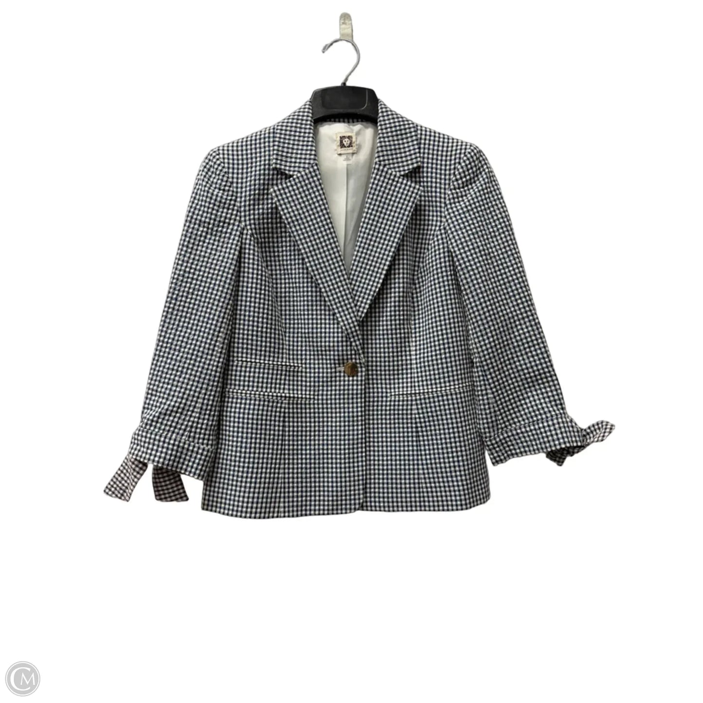 Blazer By Anne Klein In Blue, Size: S