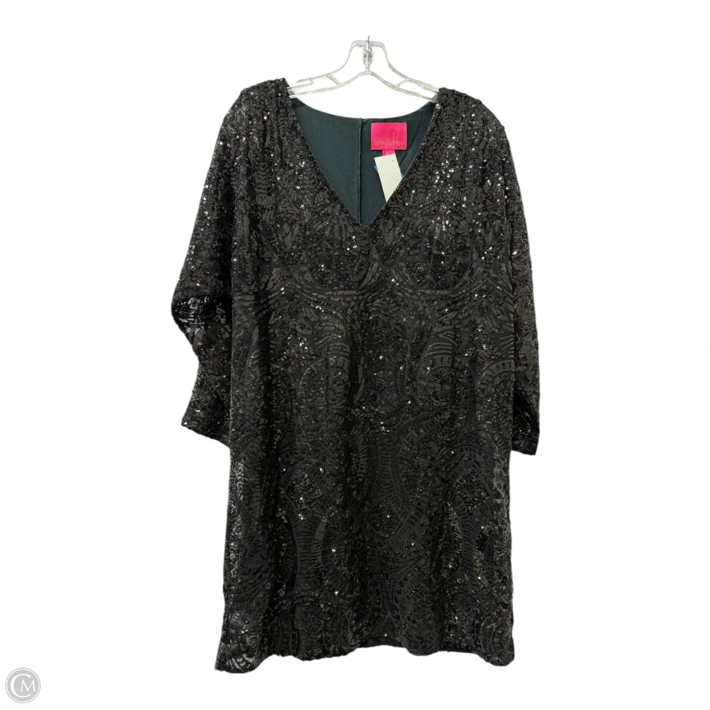 Dress Designer By Lilly Pulitzer In Black, Size: L