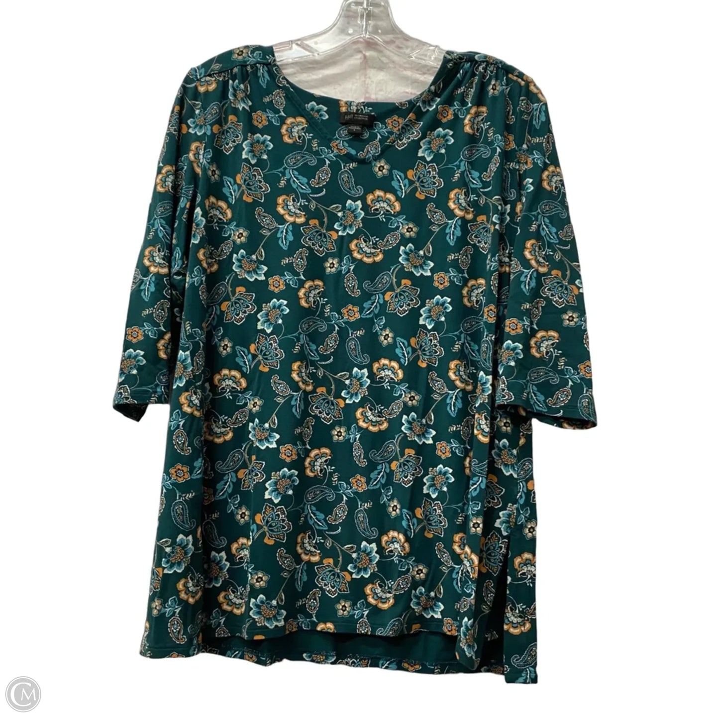 Top Short Sleeve By J. Jill In Green, Size: S