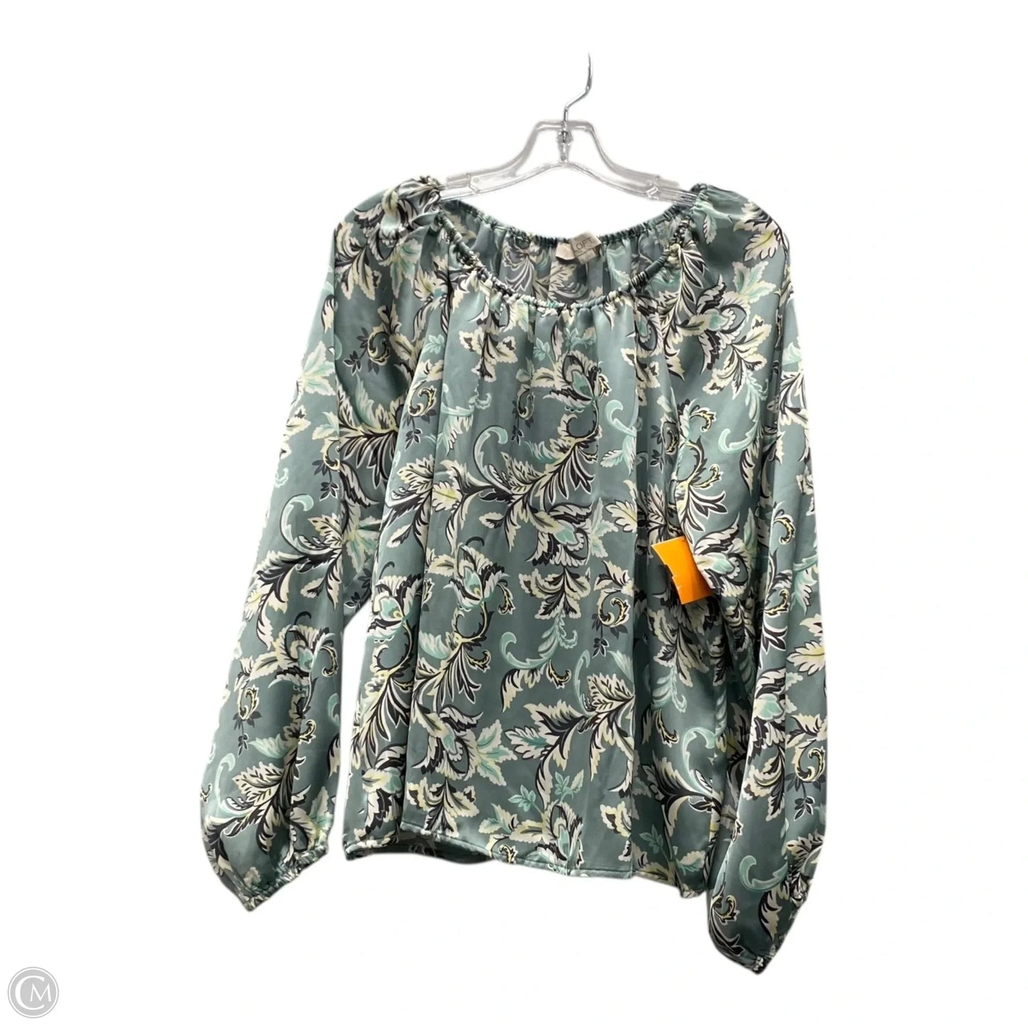 Top Long Sleeve By Loft In Green, Size: S