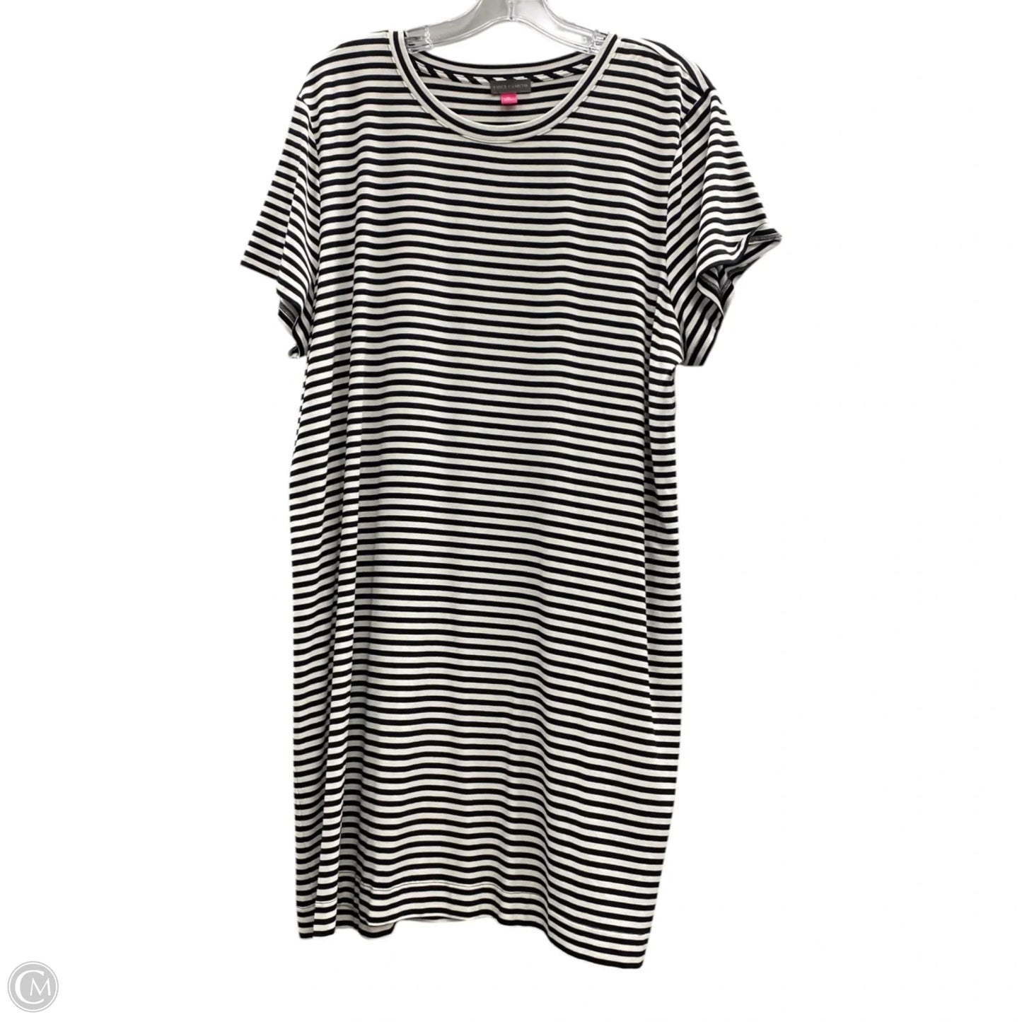 Dress Casual Midi By Vince Camuto In Black & White, Size: Xl