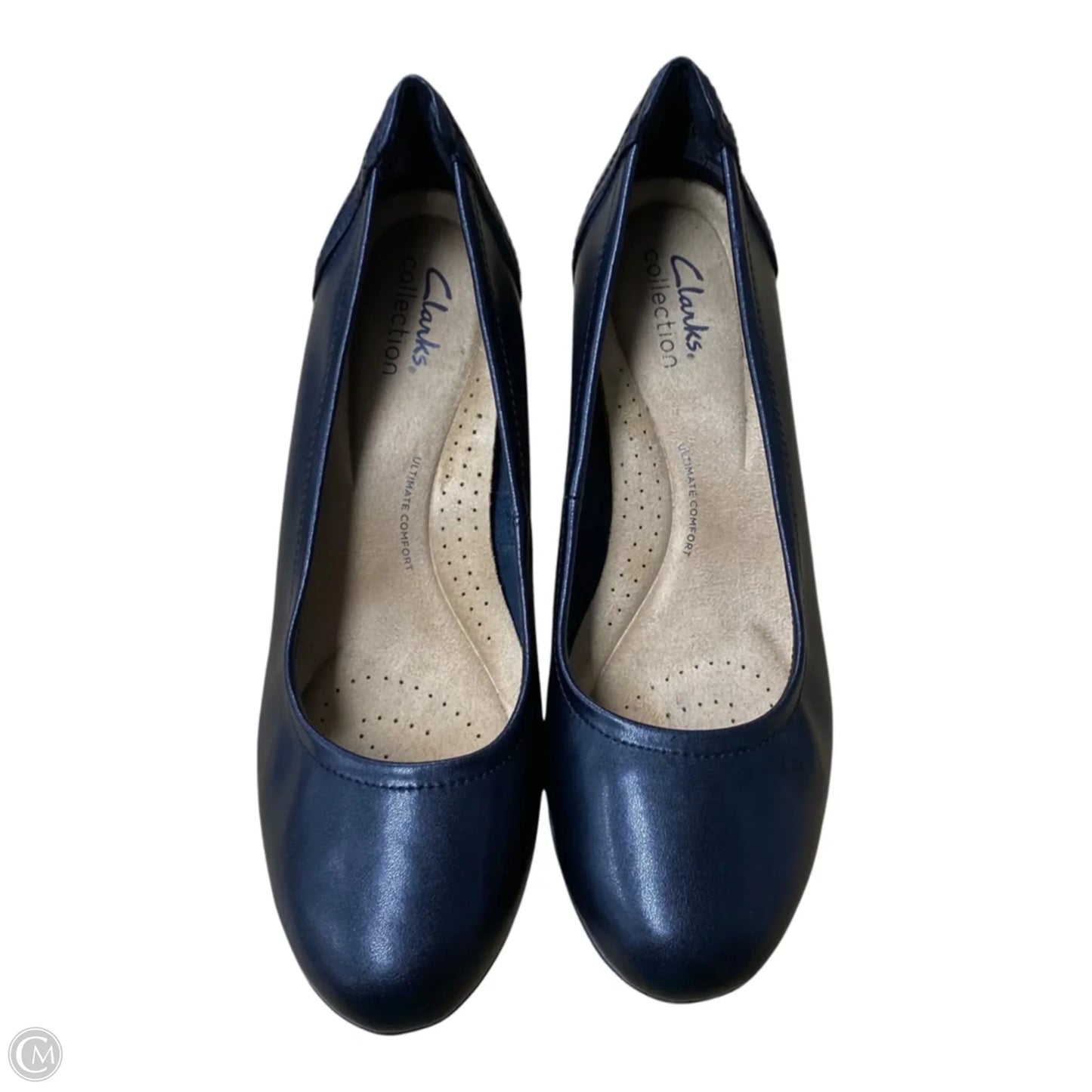 Shoes Heels Block By Clarks In Black, Size: 8