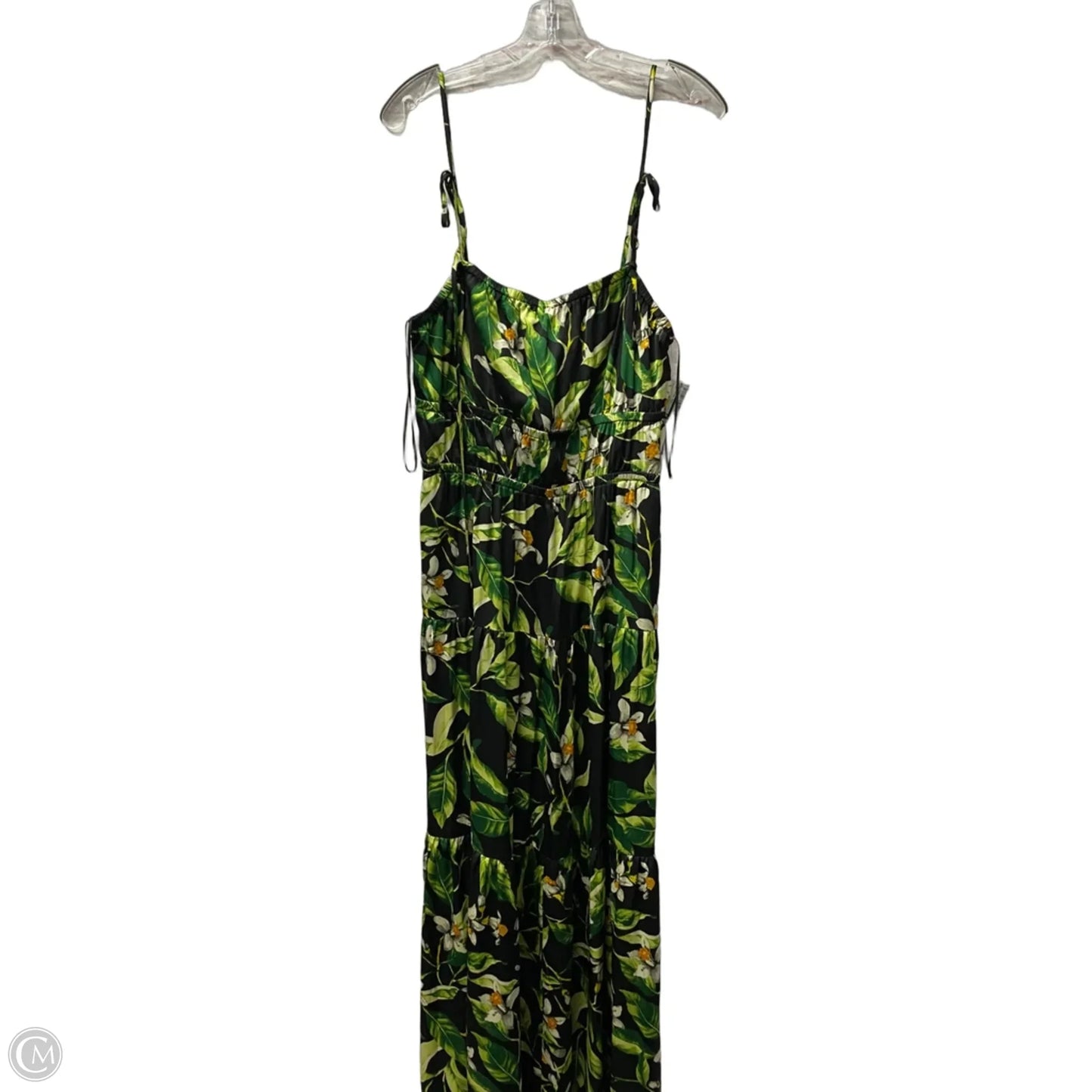 Dress Casual Maxi By Express In Green, Size: L