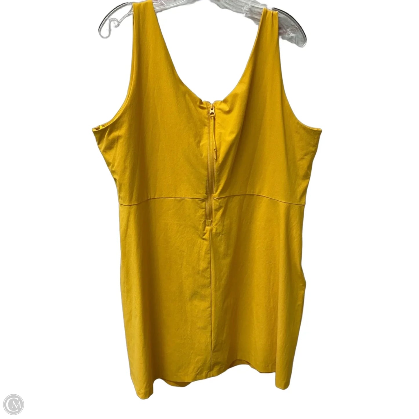 Dress Casual Short By alder In Yellow, Size: 2x