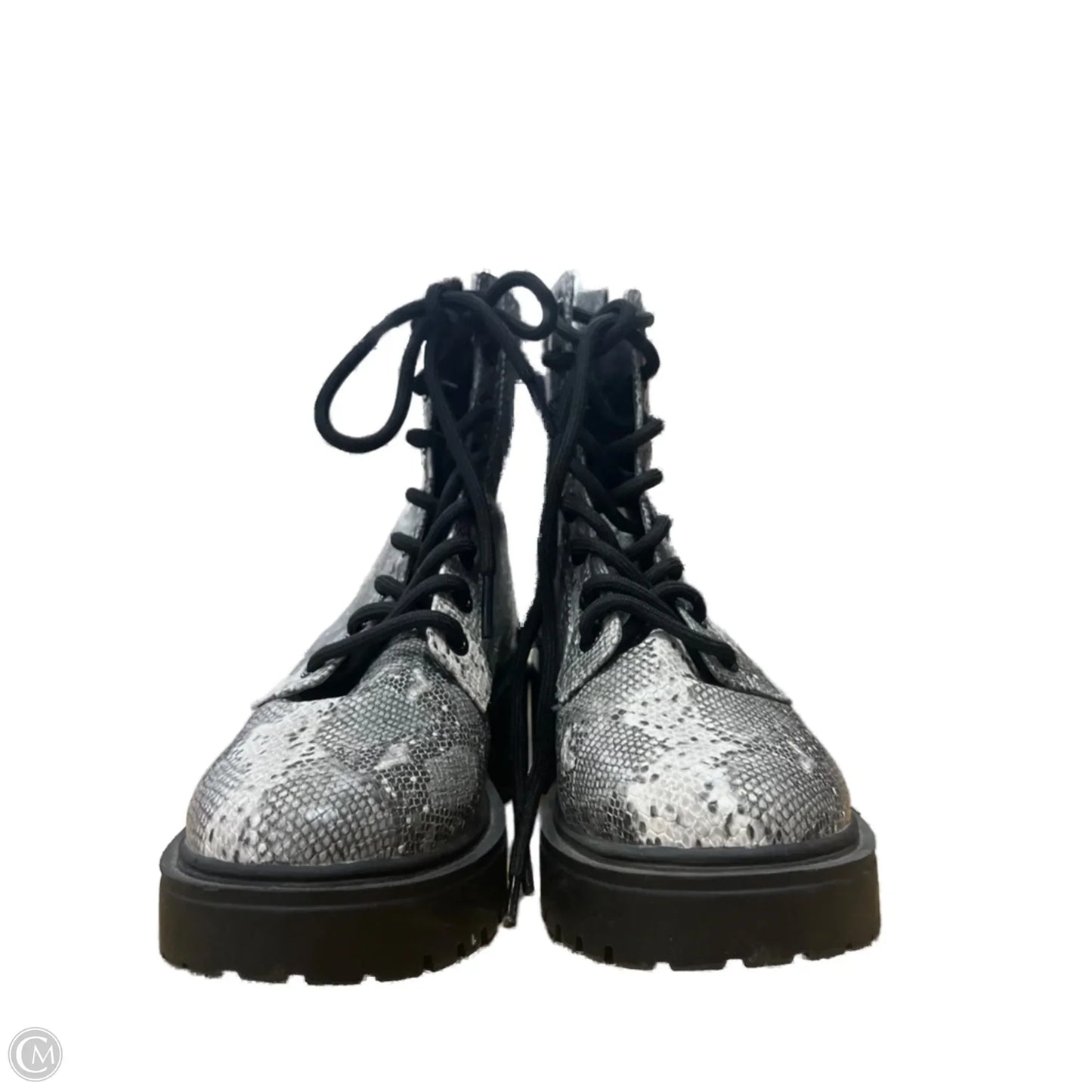 Boots Ankle Heels By American Eagle In Snakeskin Print, Size: 7