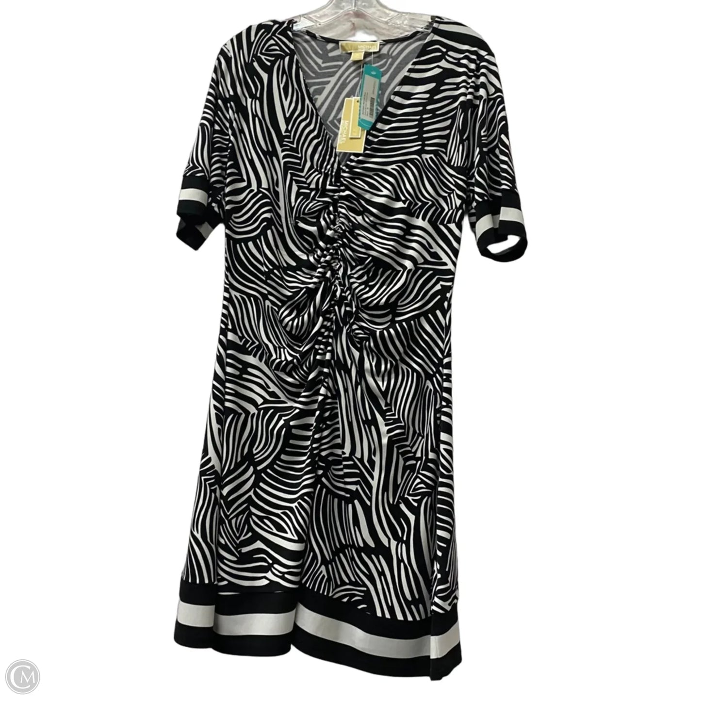 Dress Work By Michael By Michael Kors In Black & White, Size: Xl