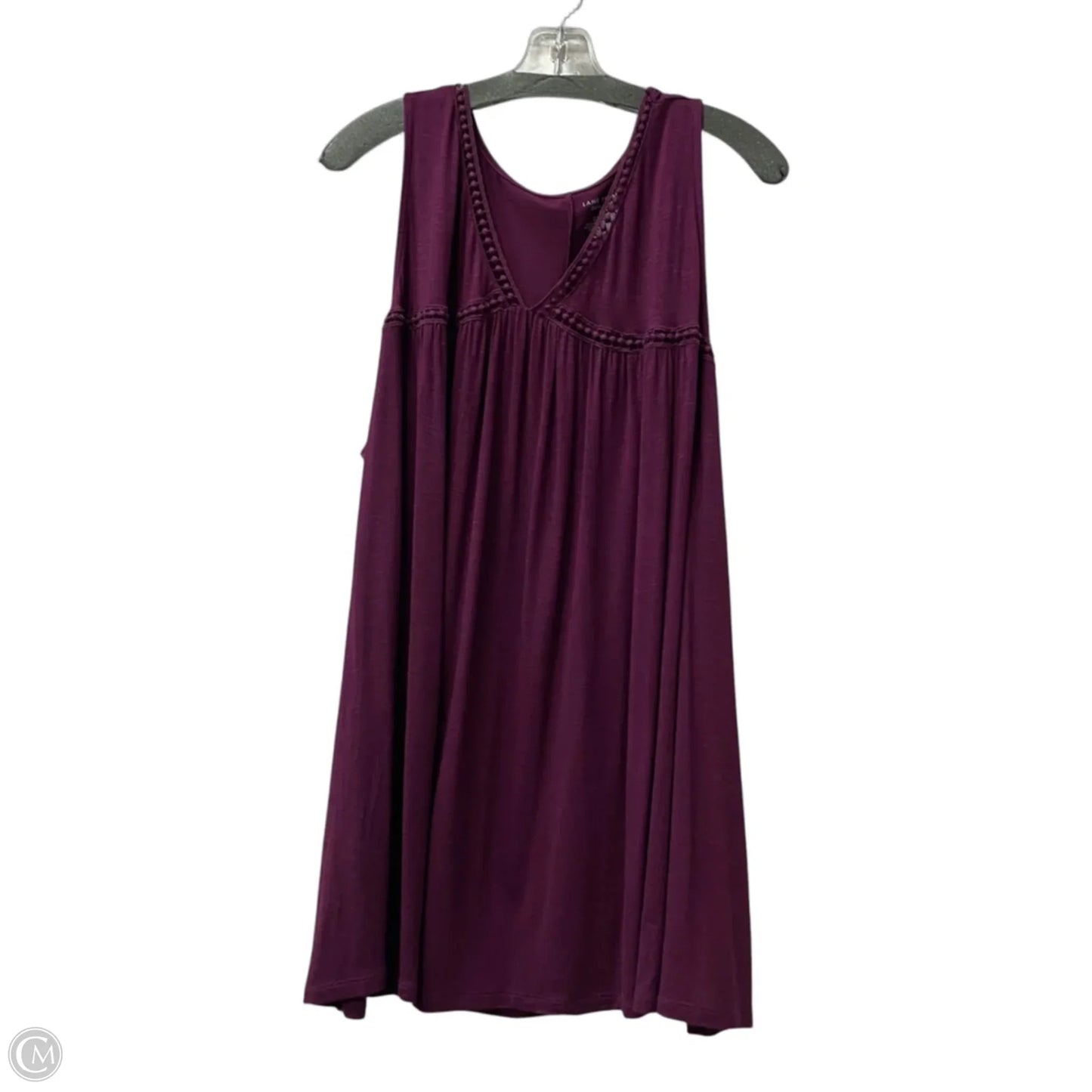 Top Sleeveless By Lane Bryant In Purple, Size: 2x