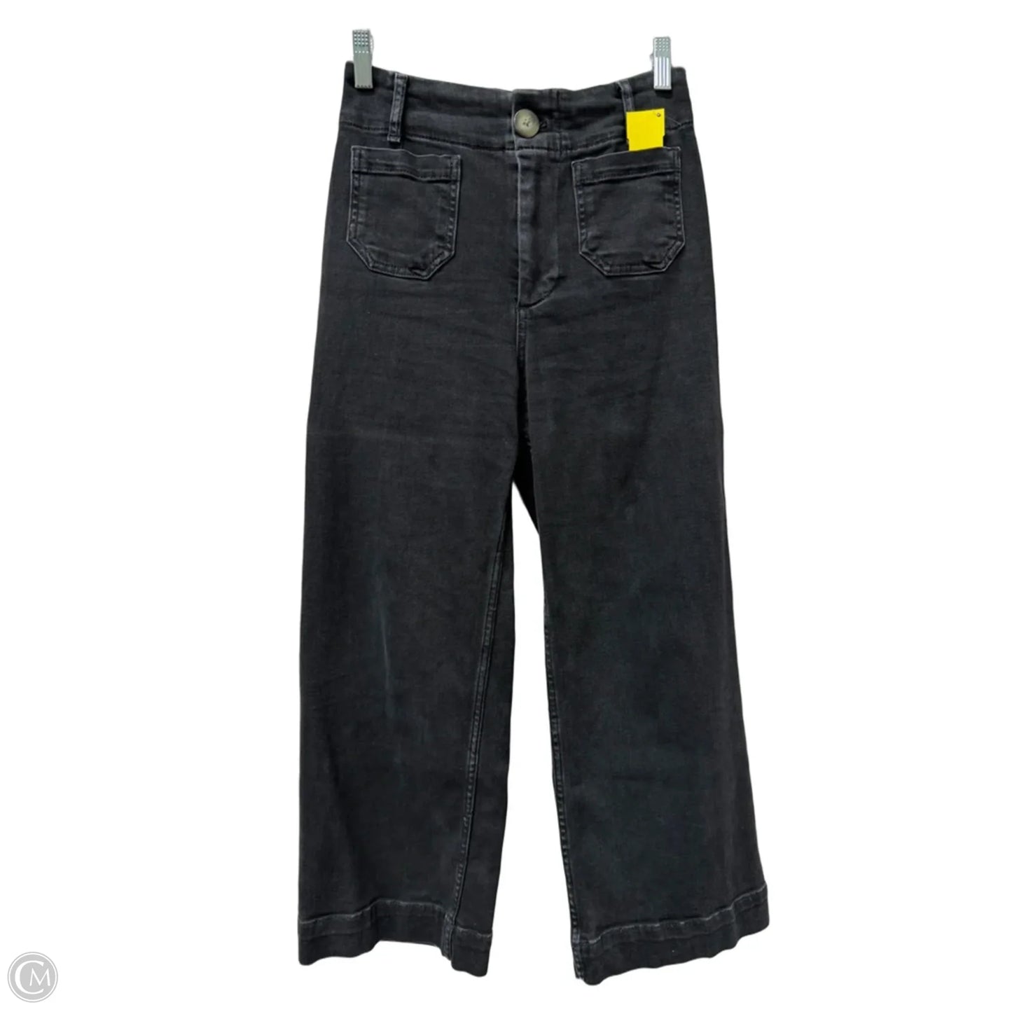 Jeans Wide Leg By Maeve In Black Denim, Size: 2