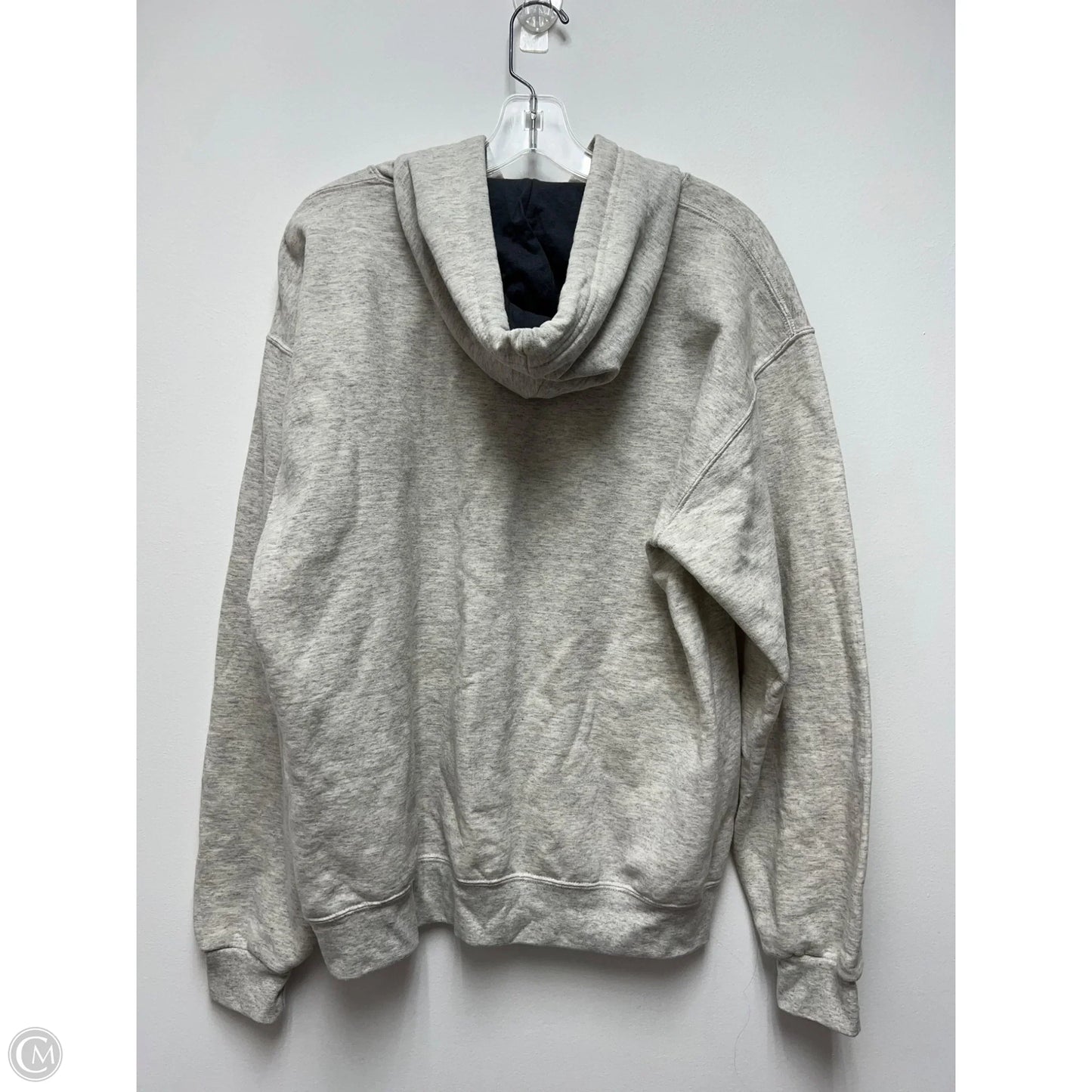 Sweatshirt Hoodie By Clothes Mentor In Grey, Size: L