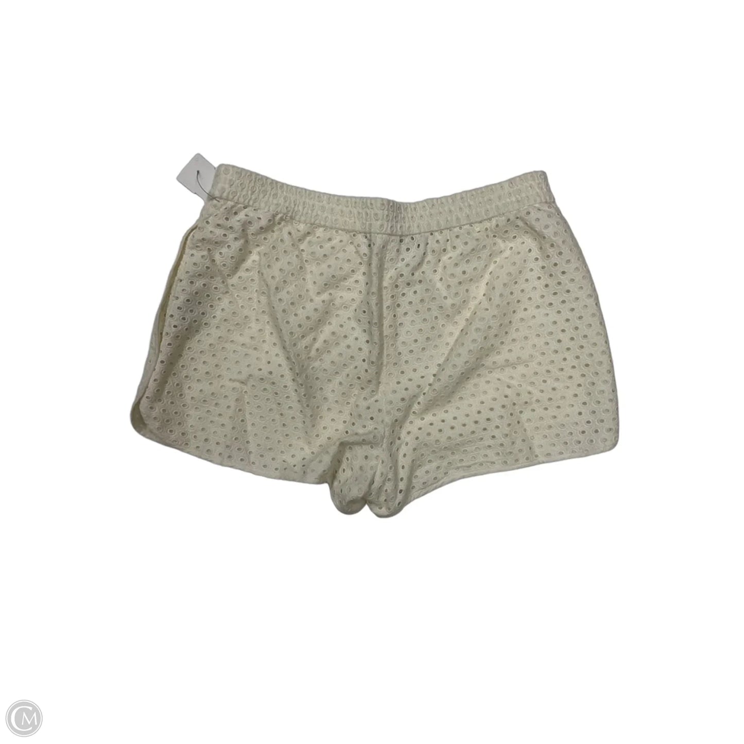 Shorts Designer By Diane Von Furstenberg In White, Size: 4
