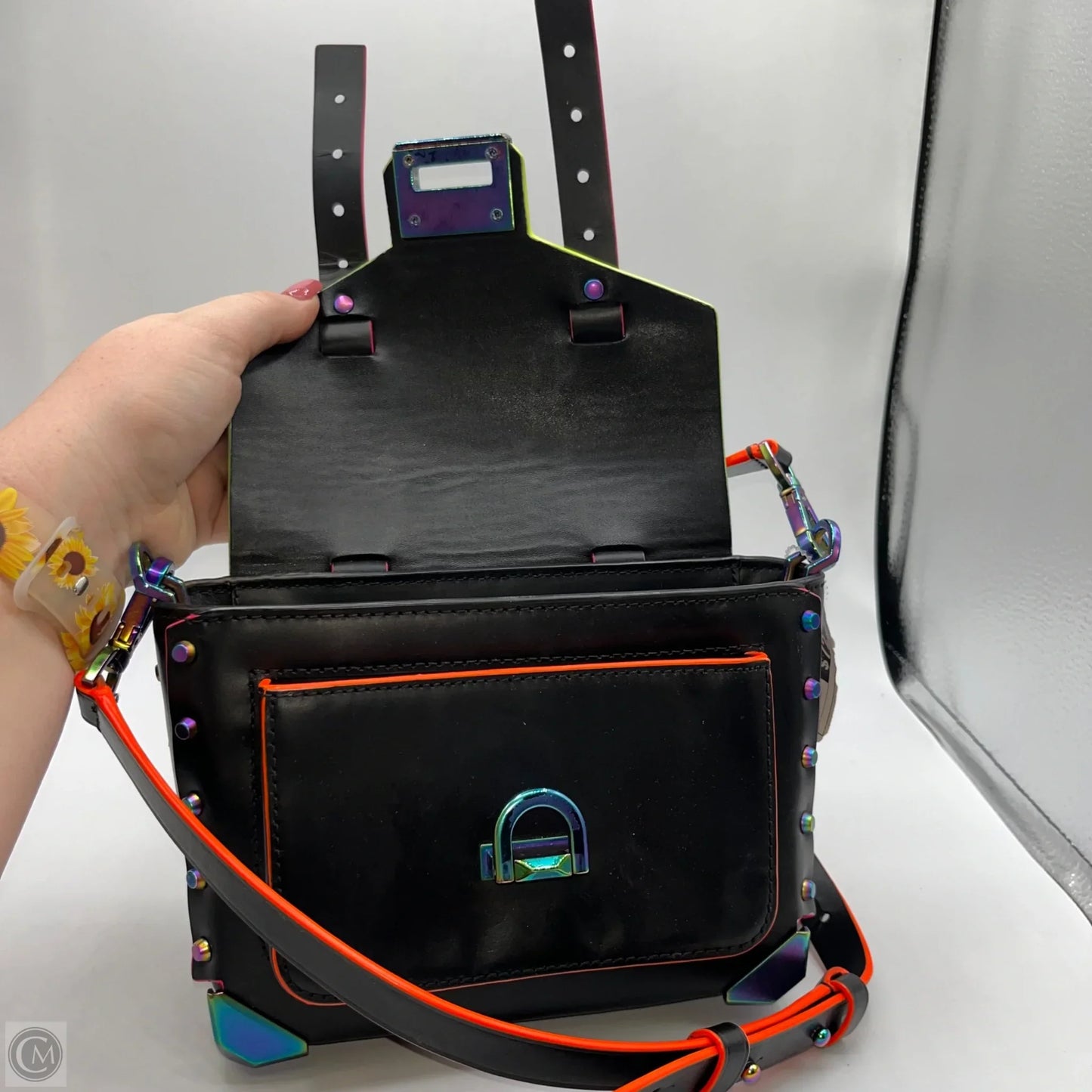 Crossbody Designer By Michael Kors, Size: Medium