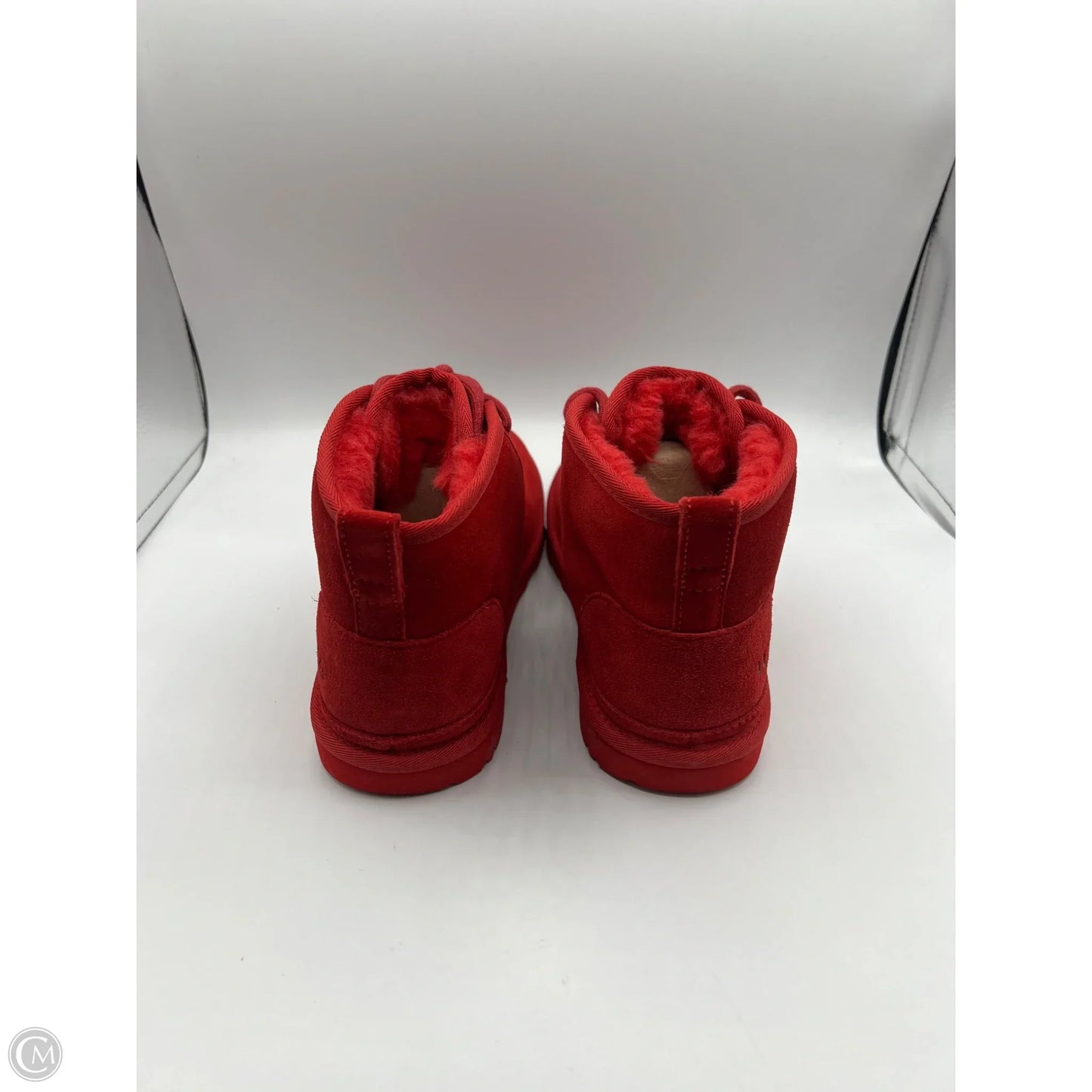 Boots Ankle Flats By Ugg In Red, Size: 6