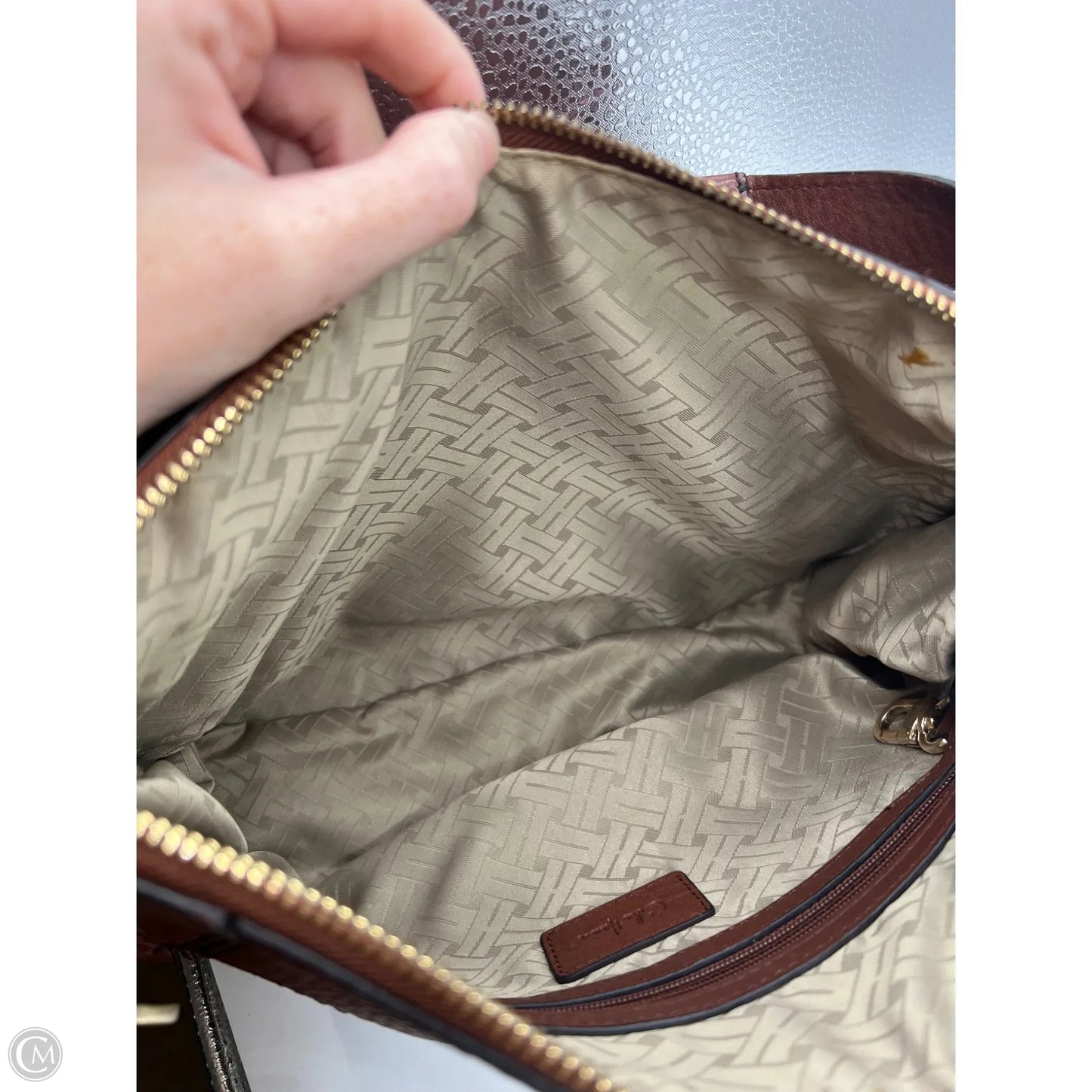 Handbag Leather By Cole-haan, Size: Medium