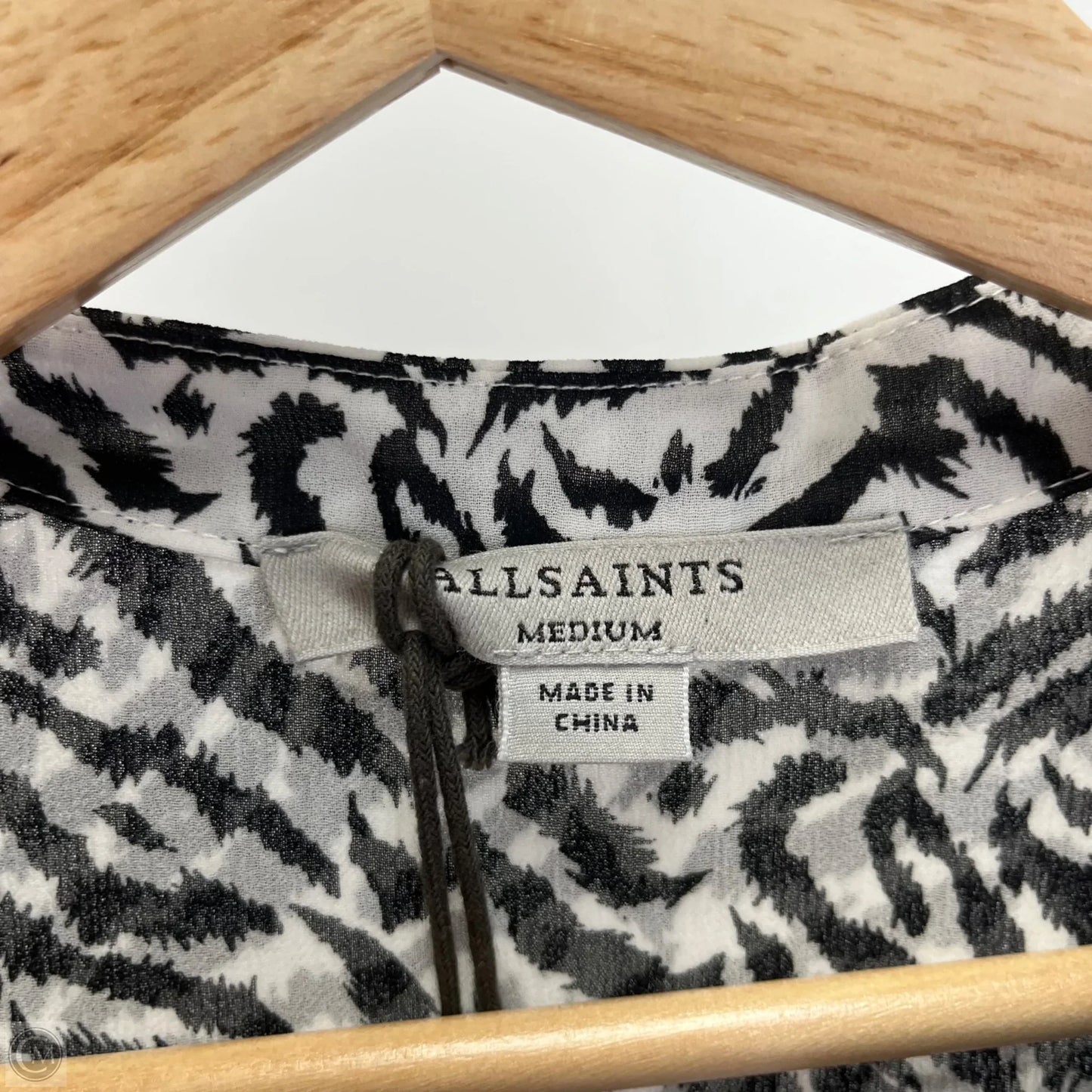 Dress Designer By All Saints In Animal Print, Size: M