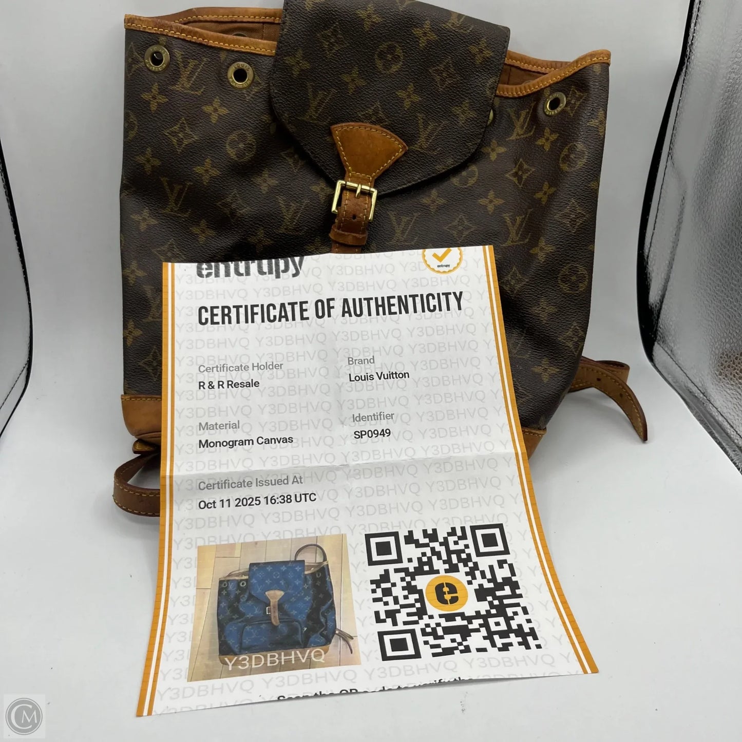 Backpack Luxury Designer By Louis Vuitton, Size: Medium