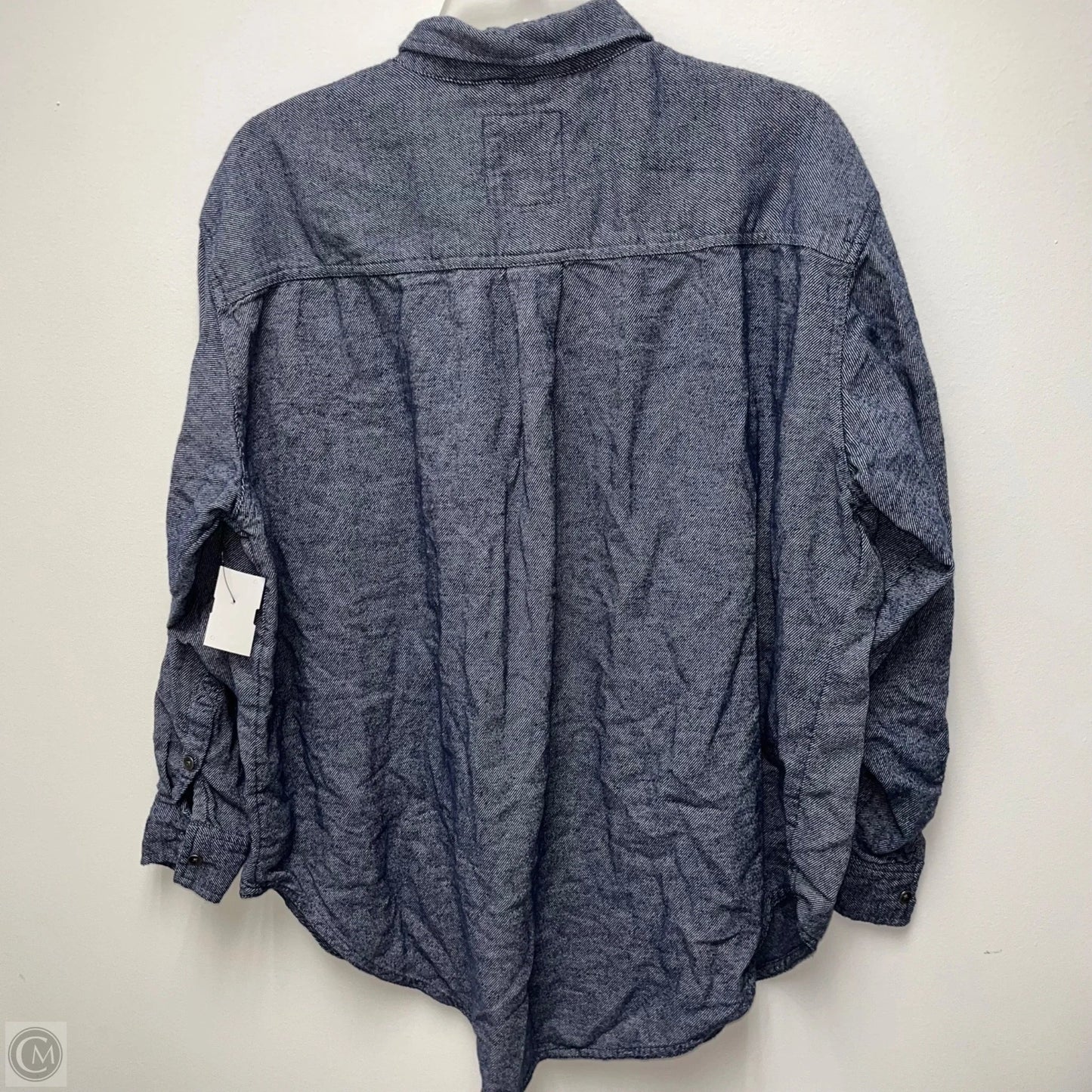 Top Long Sleeve By Aerie In Blue, Size: M