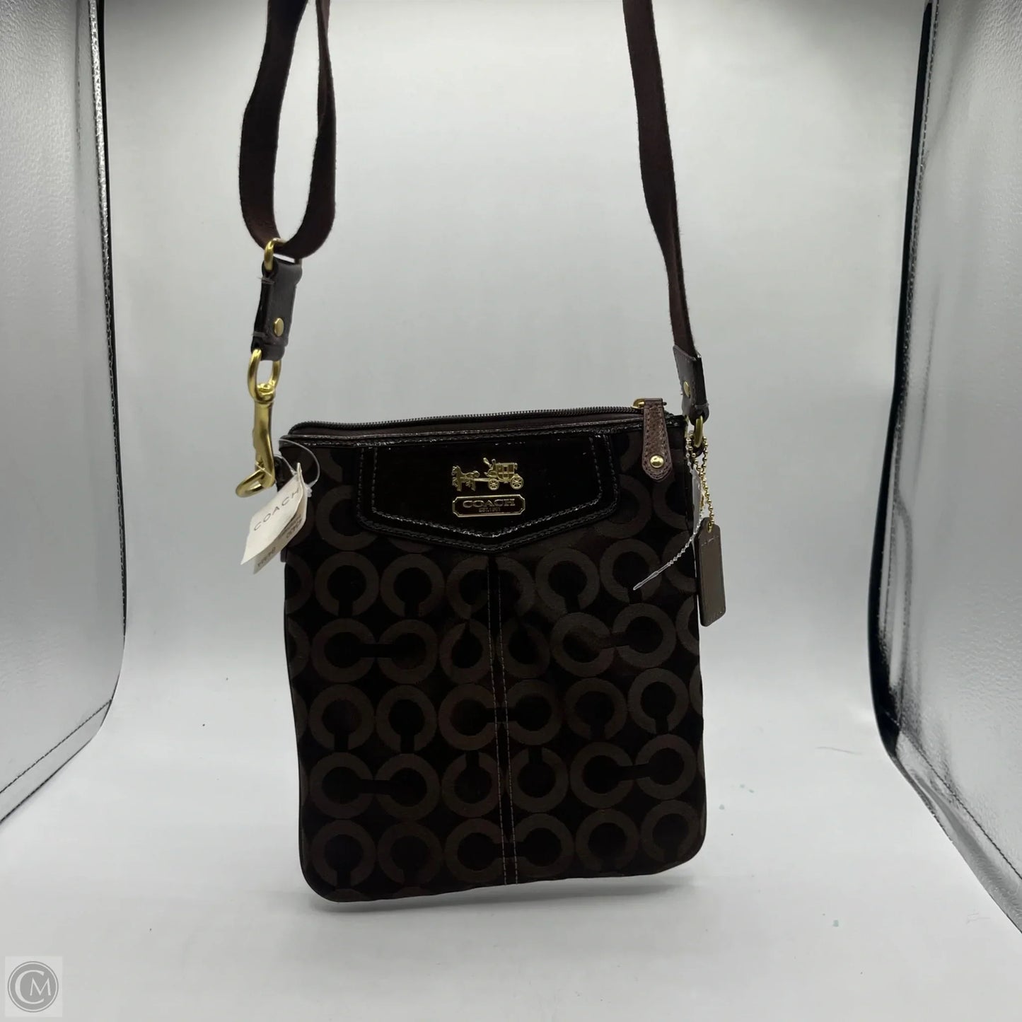 Crossbody Designer By Coach, Size: Medium