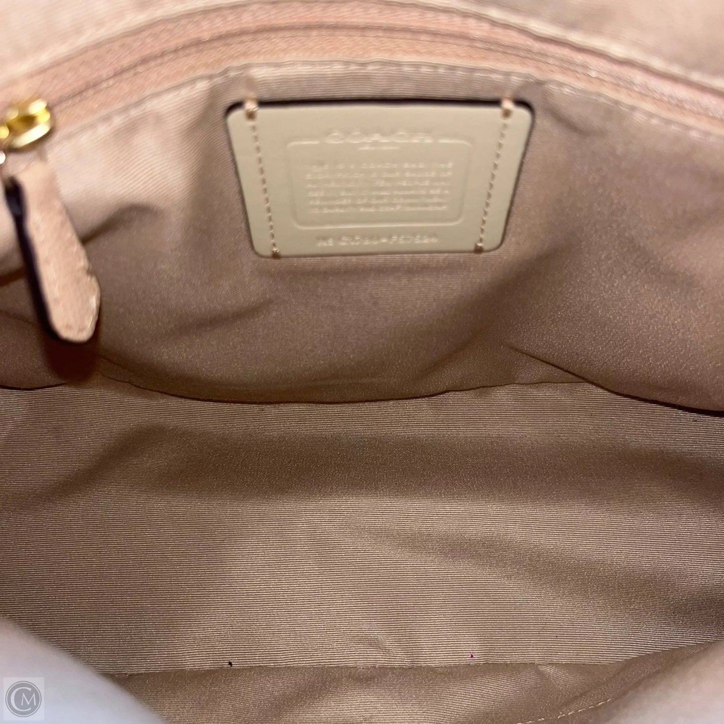 Handbag Designer By Coach, Size: Medium