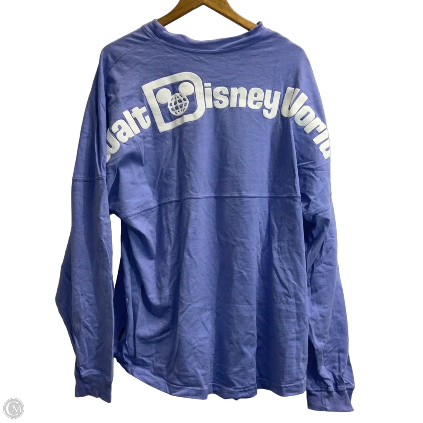 Top Long Sleeve By Disney In Purple, Size: Xl