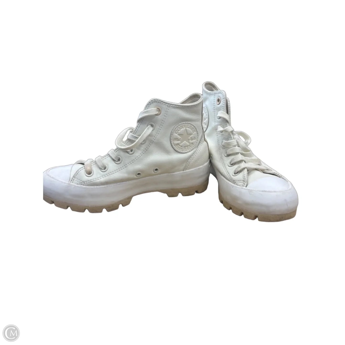 Shoes Sneakers By Converse In Cream, Size: 7.5