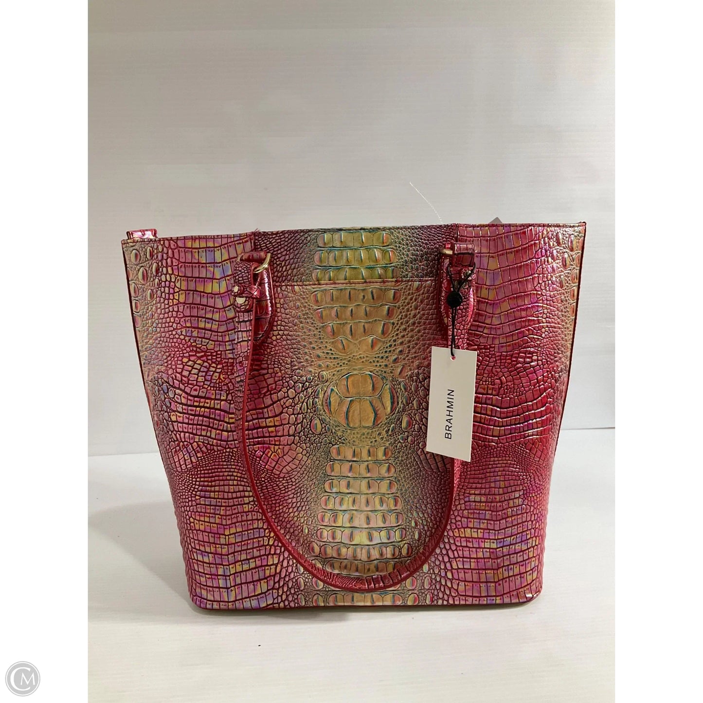 Handbag Designer By Brahmin, Size: Large