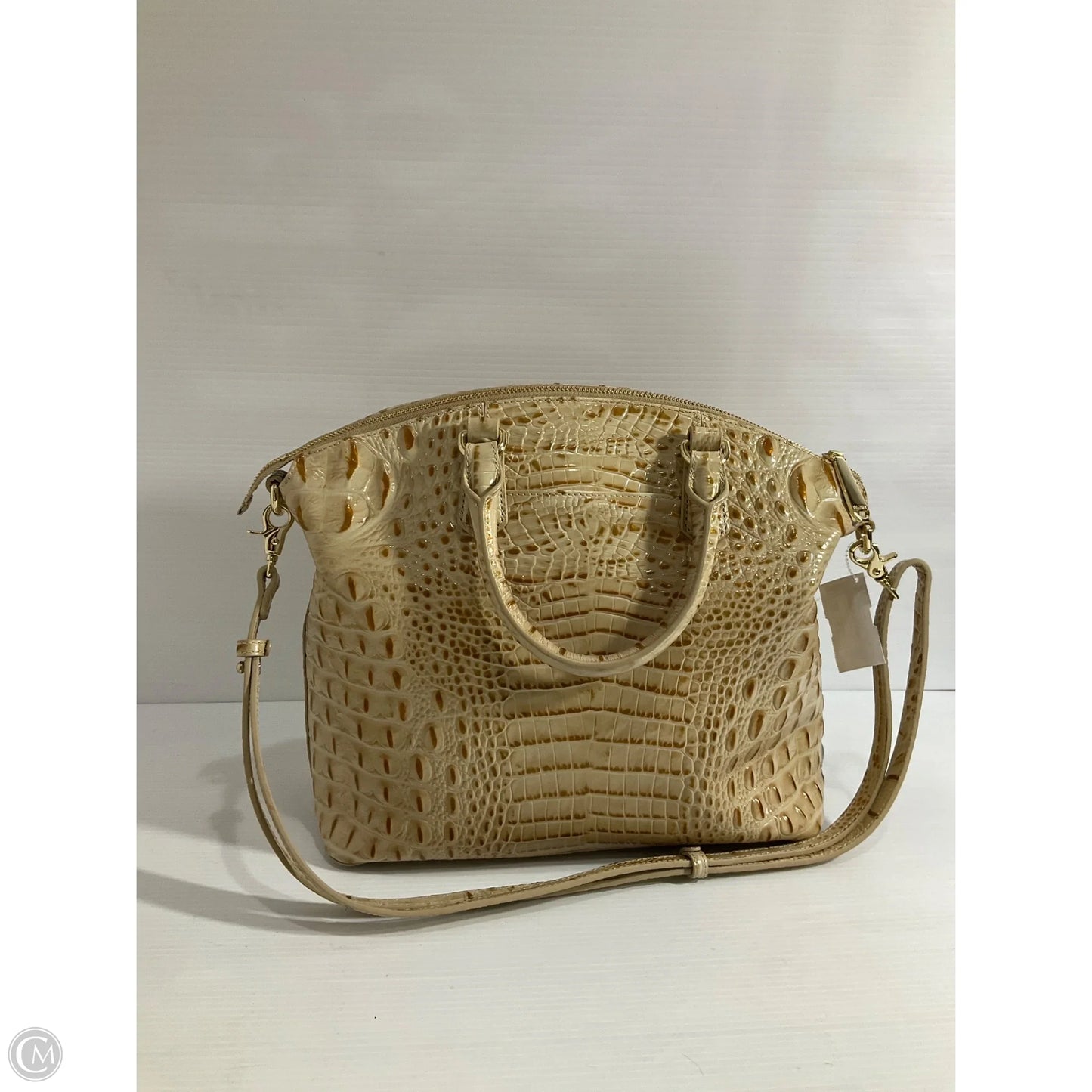 Handbag Designer By Brahmin, Size: Large