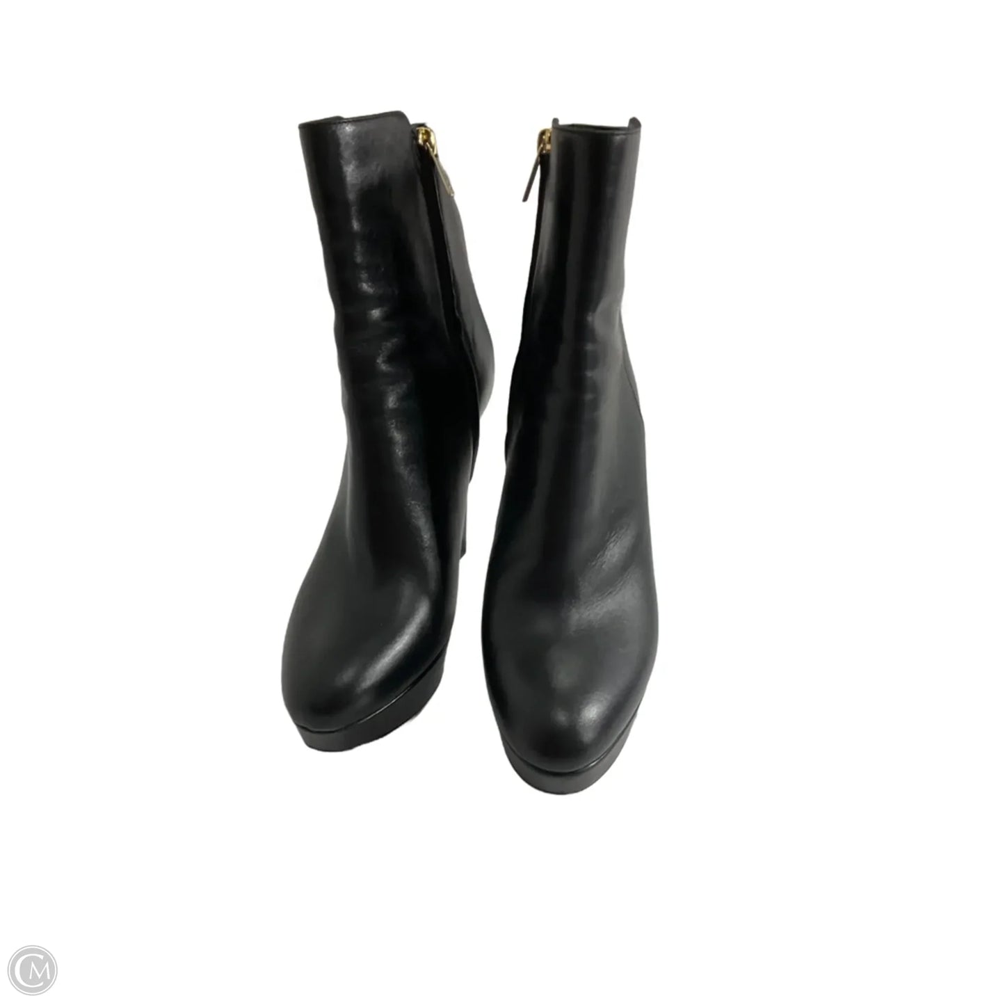 Boots Luxury Designer By Jimmy Choo In Black, Size: 9.5