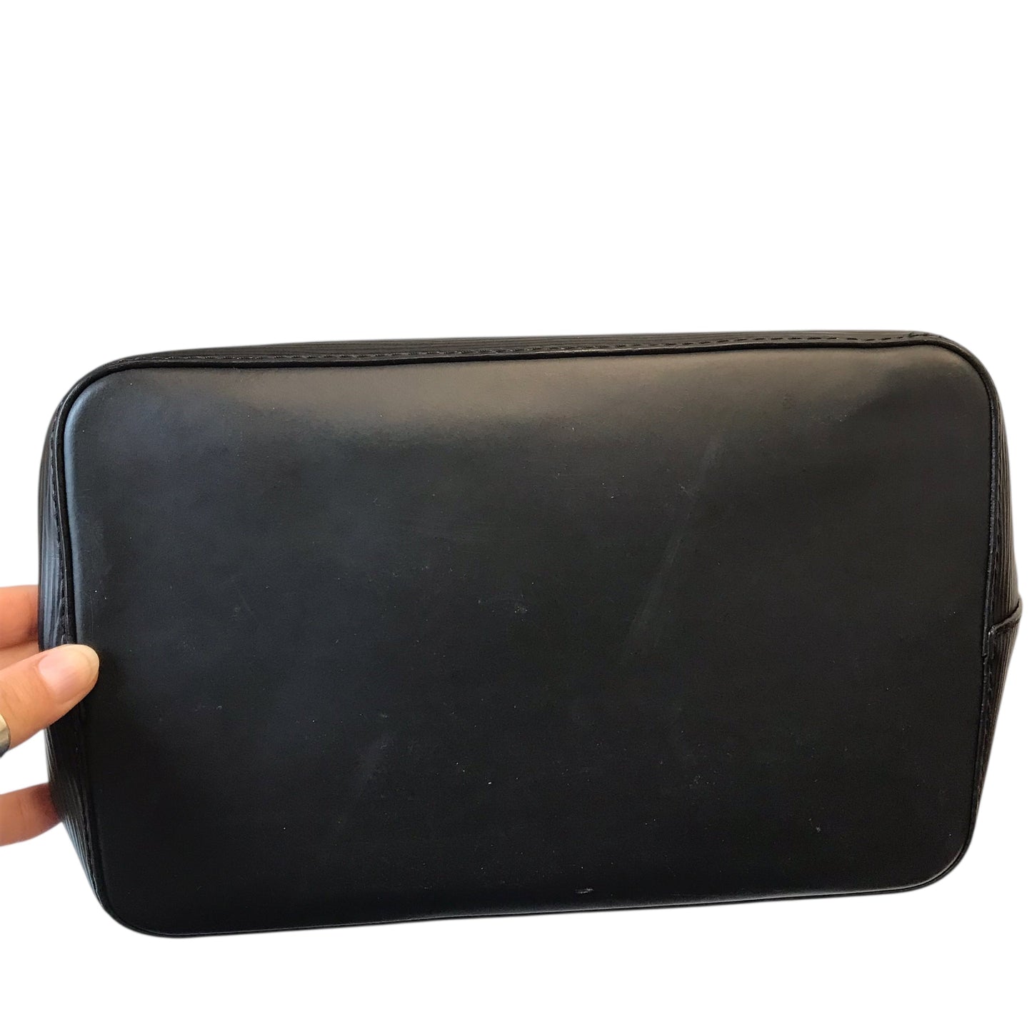 Handbag Luxury Designer By Louis Vuitton In Black, Size:Medium