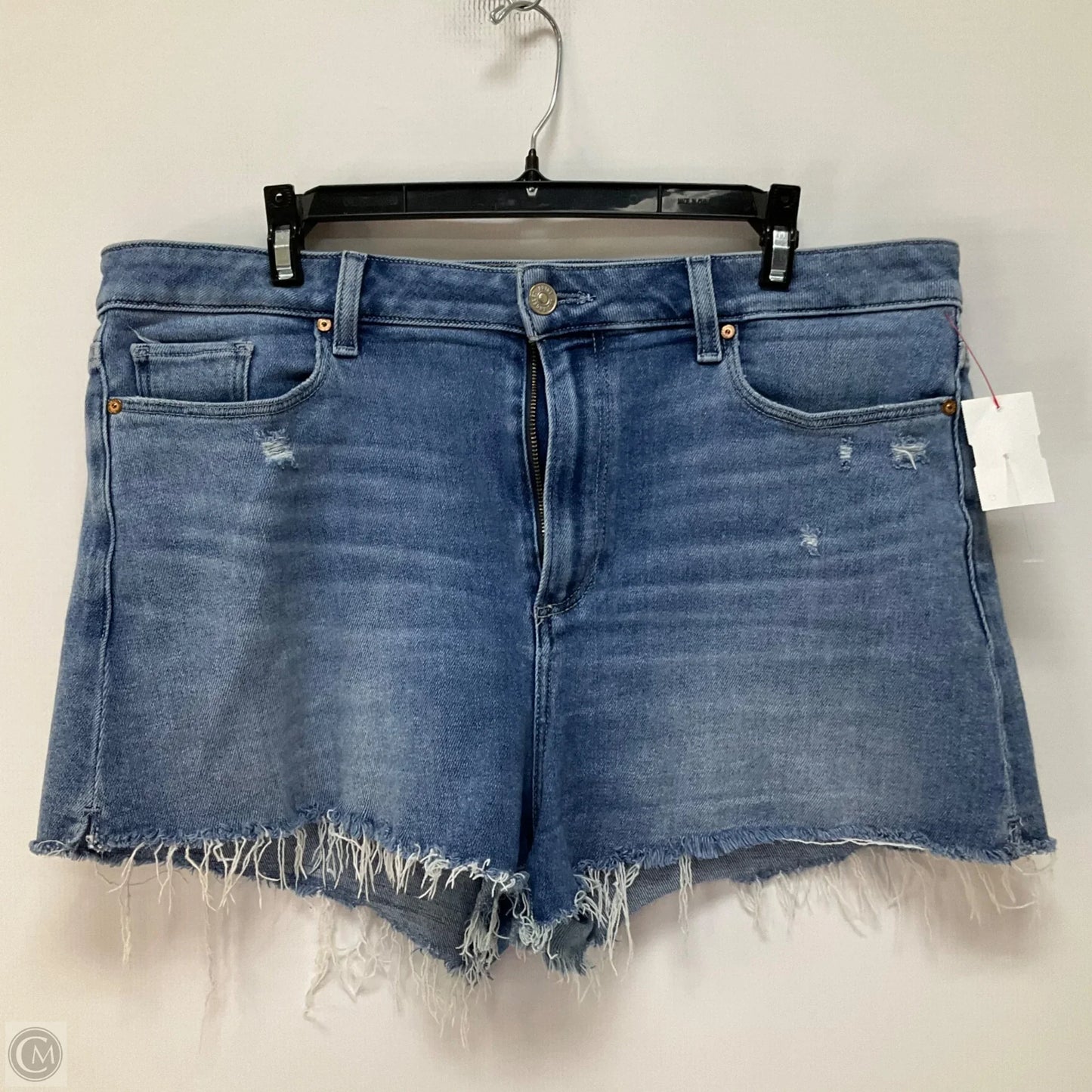 Shorts By Paige In Blue Denim, Size: 14