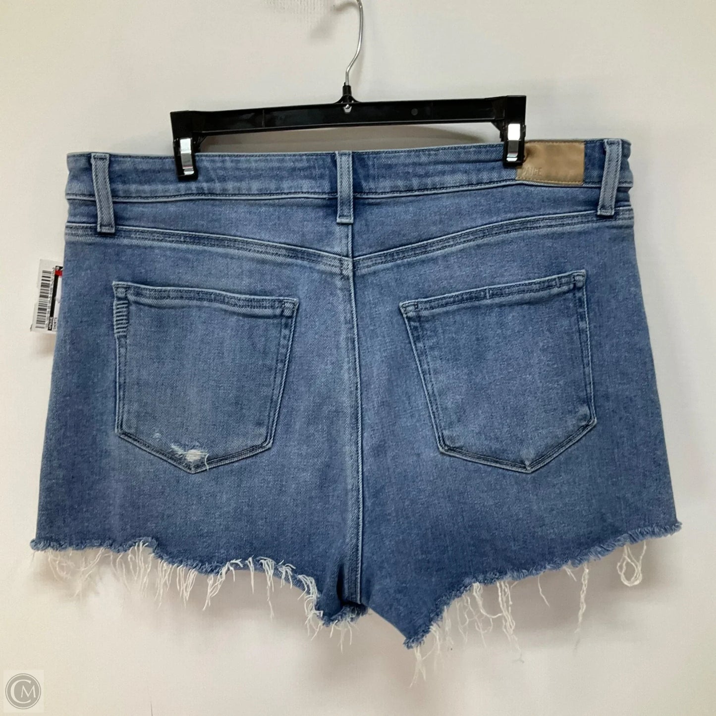 Shorts By Paige In Blue Denim, Size: 14